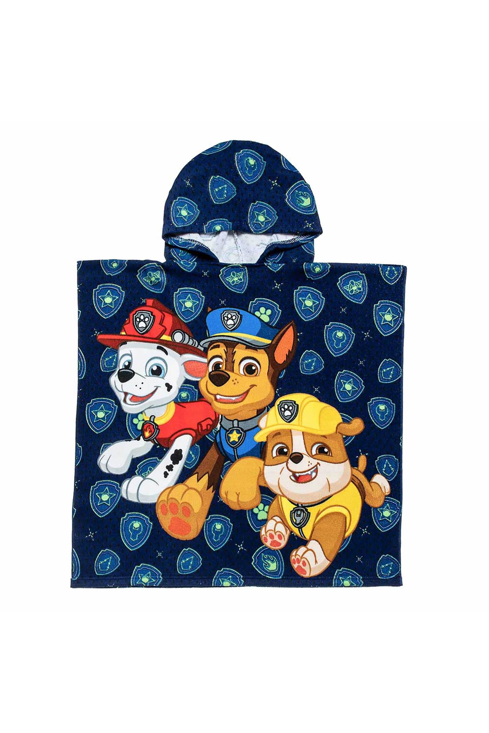 ALOUETTE Alouette παιδικό πόντσο θαλάσσης Paw Patrol - 00030108 Μπλε Σκούρο