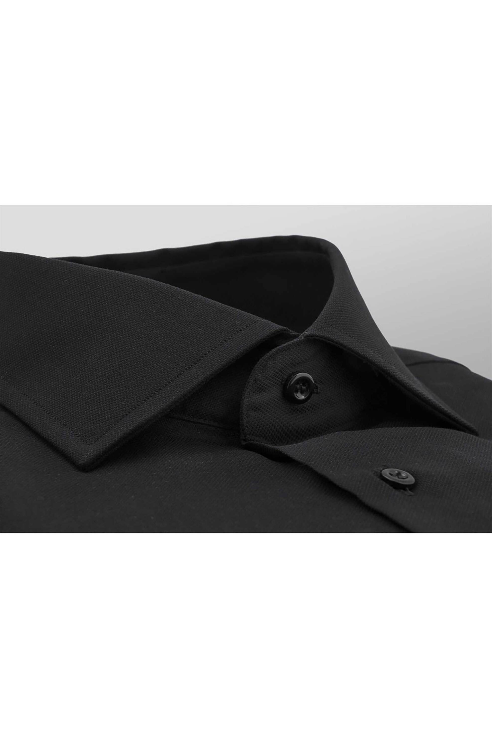 Oxford Company Ανδρικό Πουκάμισο Club Μονόχρωμο Regular Fit Classic - Z217Nrm20 05 Μαύρο