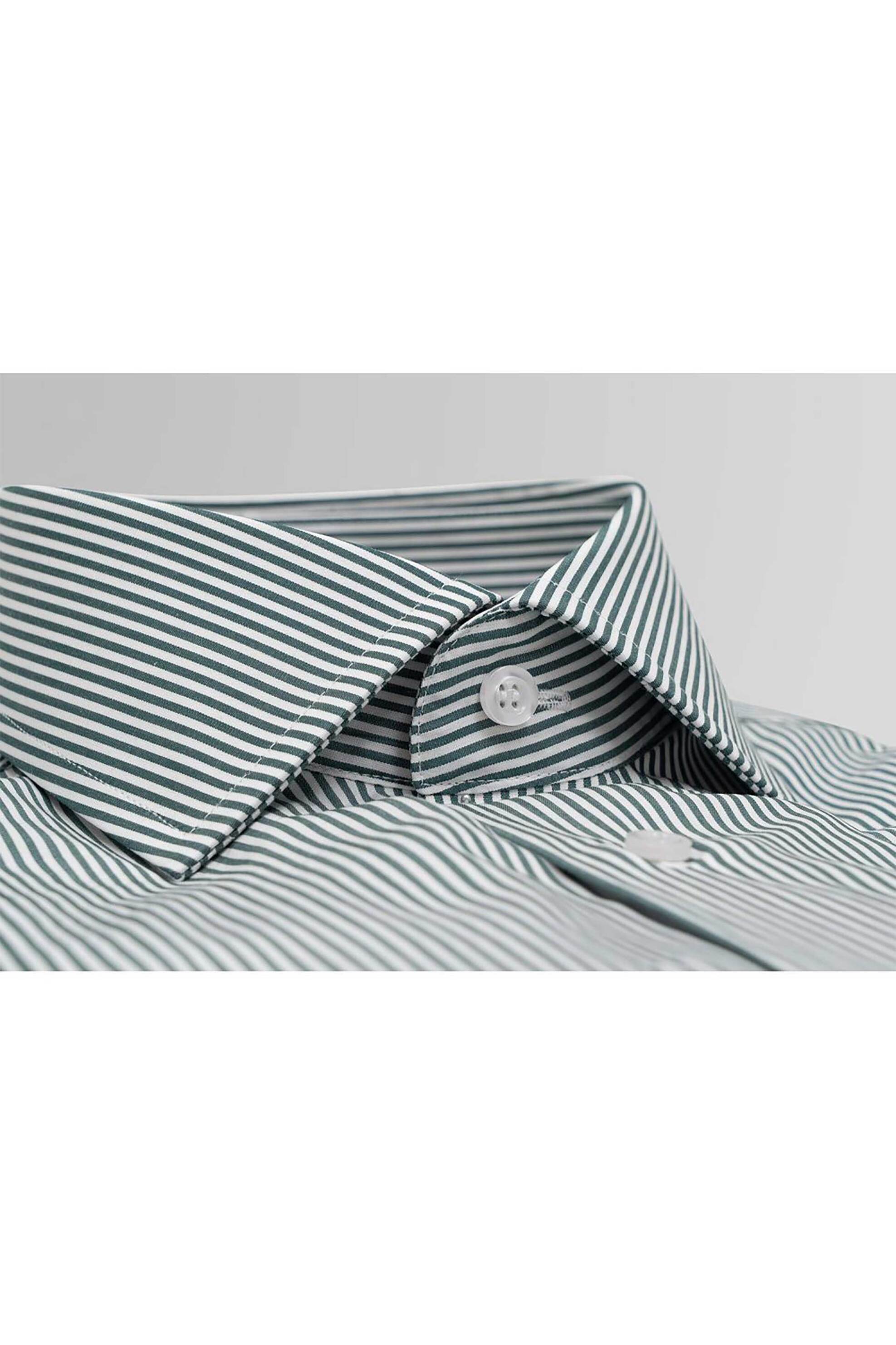 Oxford Company ανδρικό πουκάμισο με ριγέ σχέδιο Regular Fit "Club" - M220NRS20.04 Μπλε Σκούρο φωτογραφία