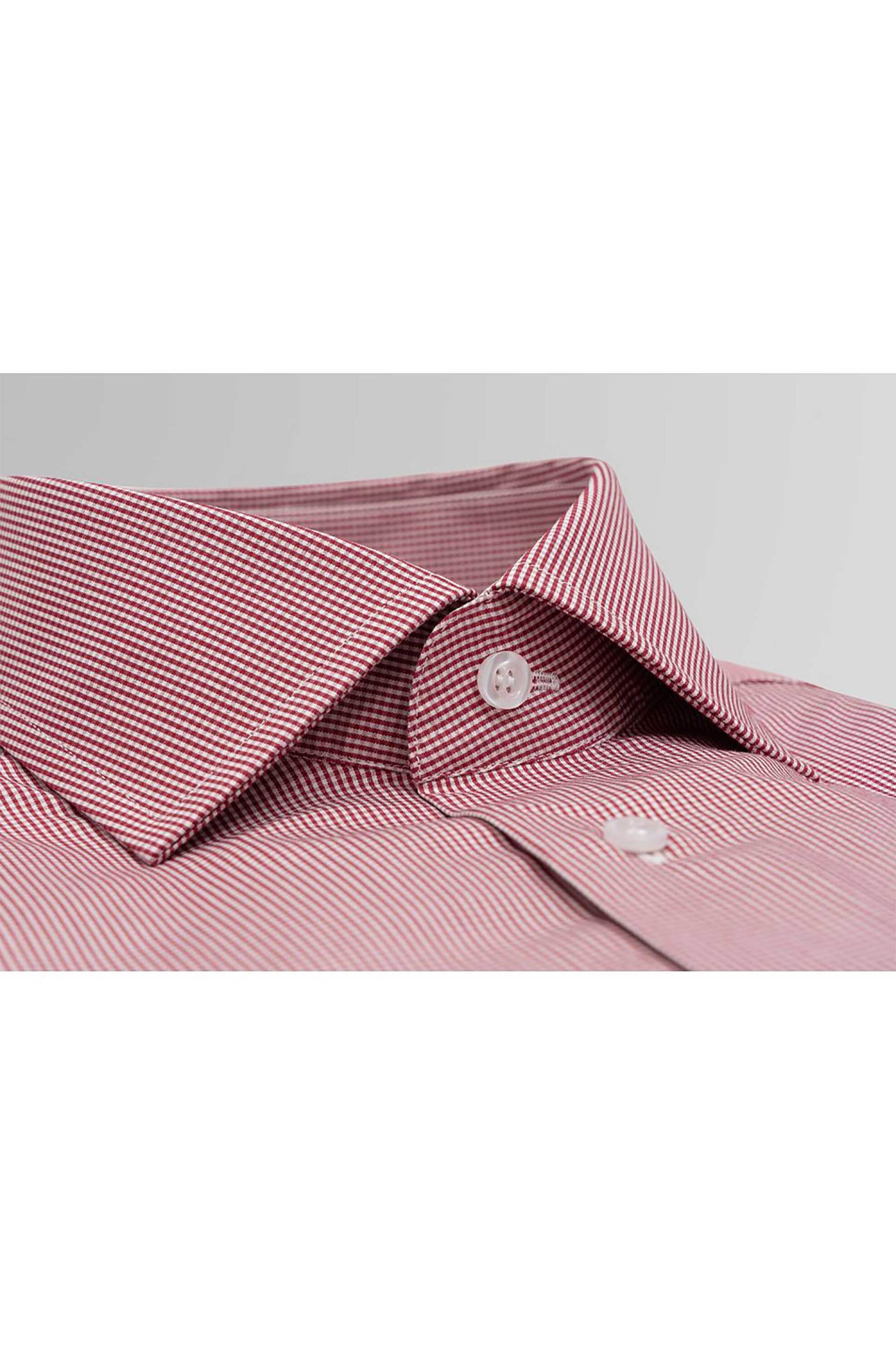 Oxford Company ανδρικό πουκάμισο με καρό σχέδιο Regular Fit "Club" - M337NRT20.03 Κόκκινο φωτογραφία