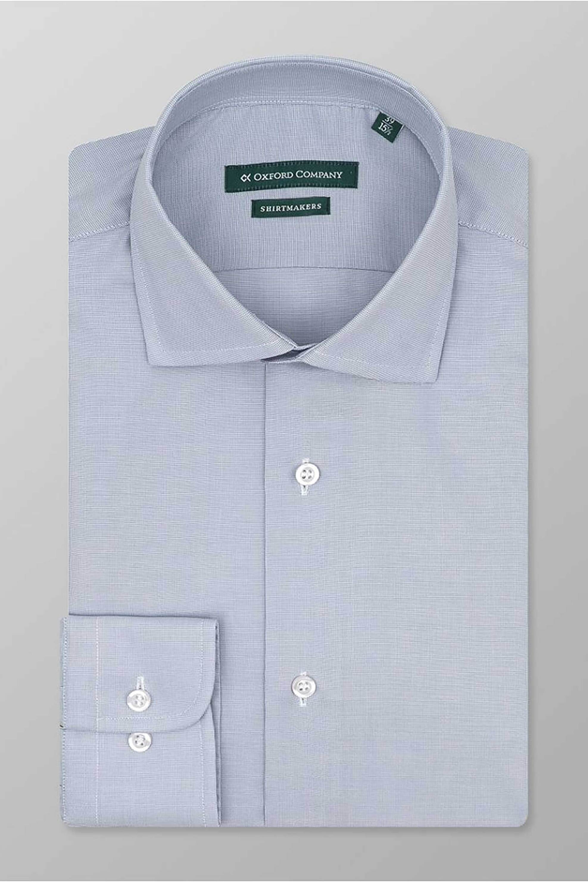 Oxford Company ανδρικό πουκάμισο club Regular Fit "Classic" - Z112NRY20.01 Μπλε