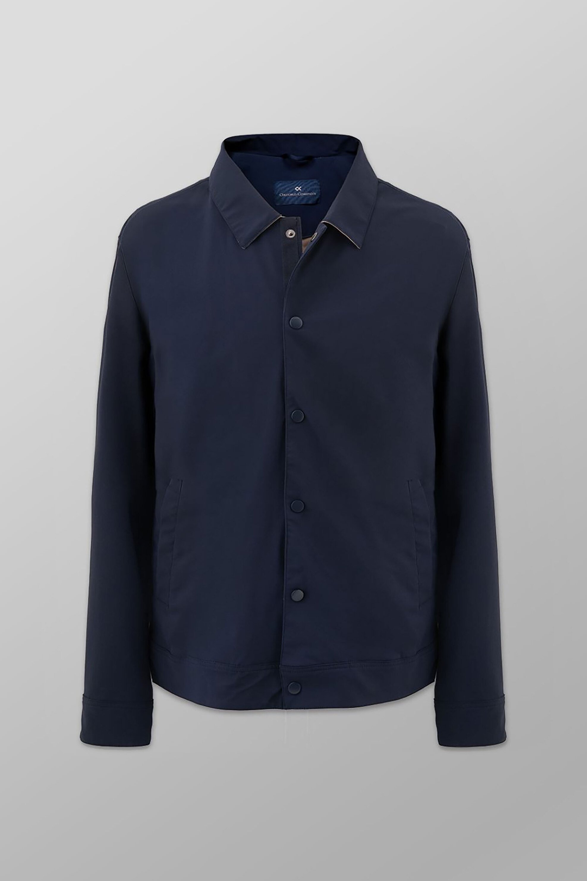 Oxford Company ανδρικό jacket μονόχρωμο - A310-JZ70.01 Μπλε Σκούρο φωτογραφία