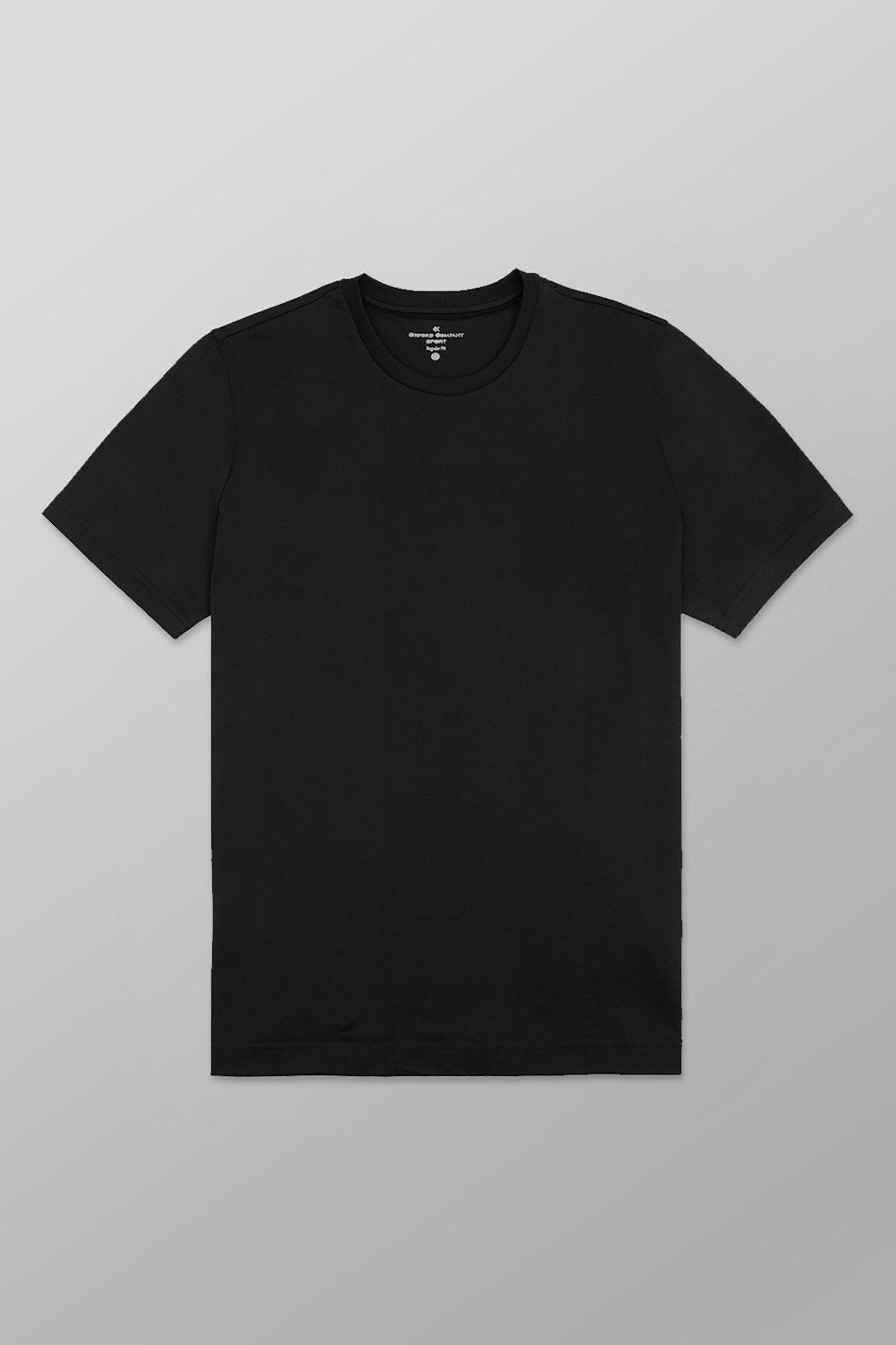 Oxford Company ανδρικό T-shirt μονόχρωμο Regular Fit - K310-MZ20.18 Μαύρο