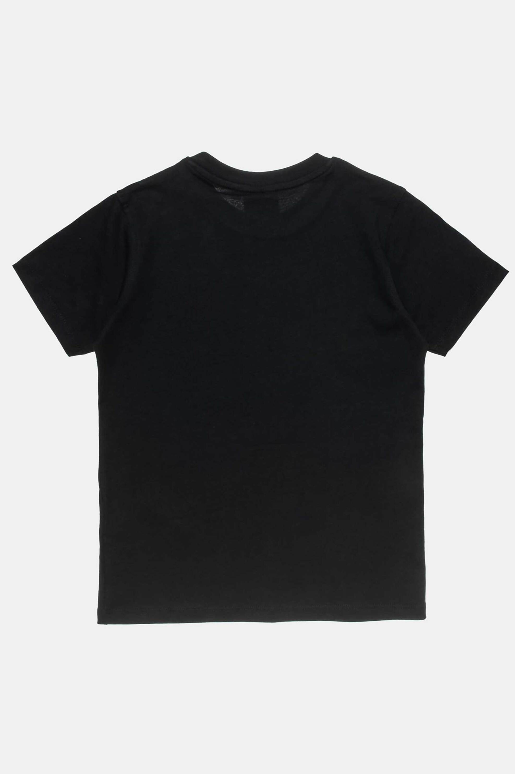 Alouette παιδικό T-shirt μονόχρωμο με στρογγυλή λαιμόκοψη - 00952878 Μαύρο φωτογραφία
