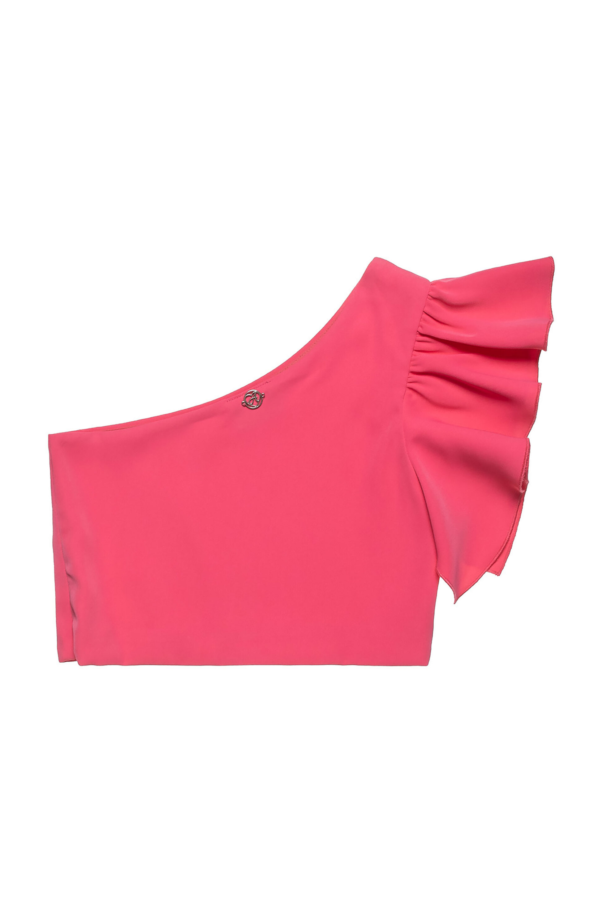 Alouette παιδική μπλούζα crop με έναν ώμο (6-14 ετών) - 00952969 Φούξια φωτογραφία
