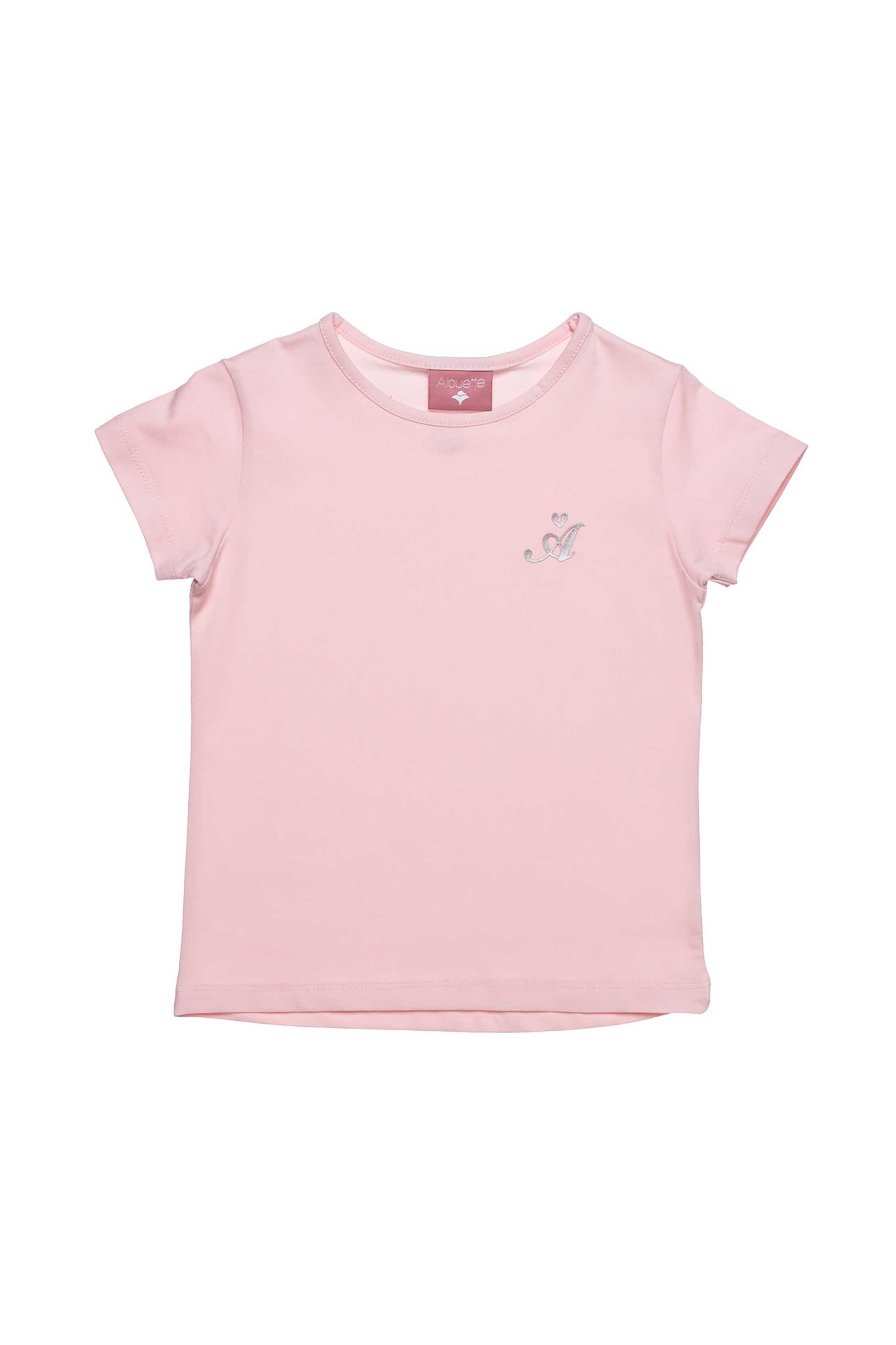 ALOUETTE Alouette παιδικό T-shirt με ανάγλυφο τύπωμα (12 μηνών - 5 ετών) - 00251565 Ροζ