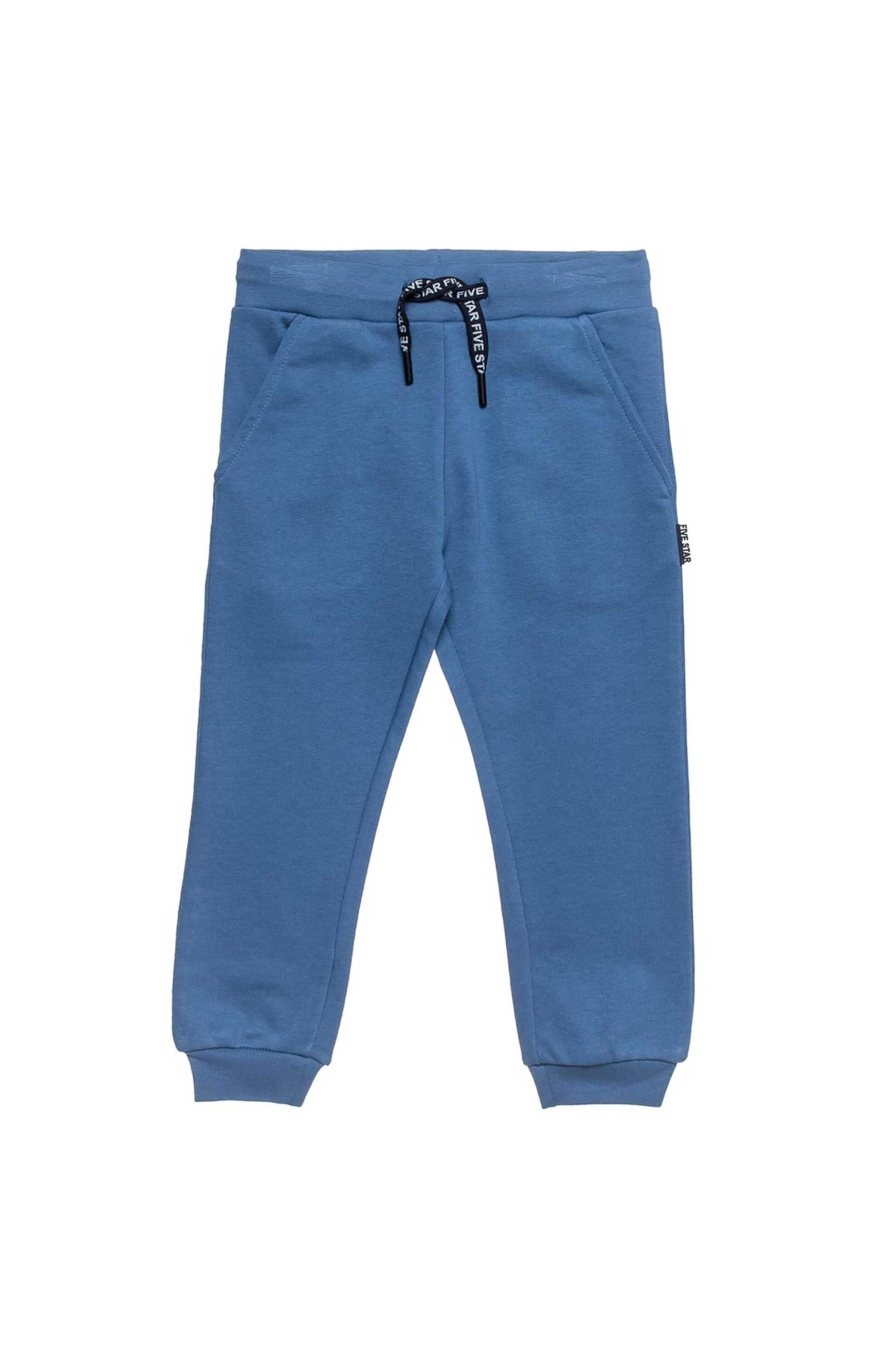 ALOUETTE Alouette παιδικό παντελόνι φόρμας με τσέπες "Five Star" (12 μηνών - 5 ετών) - 00212341 Μπλε