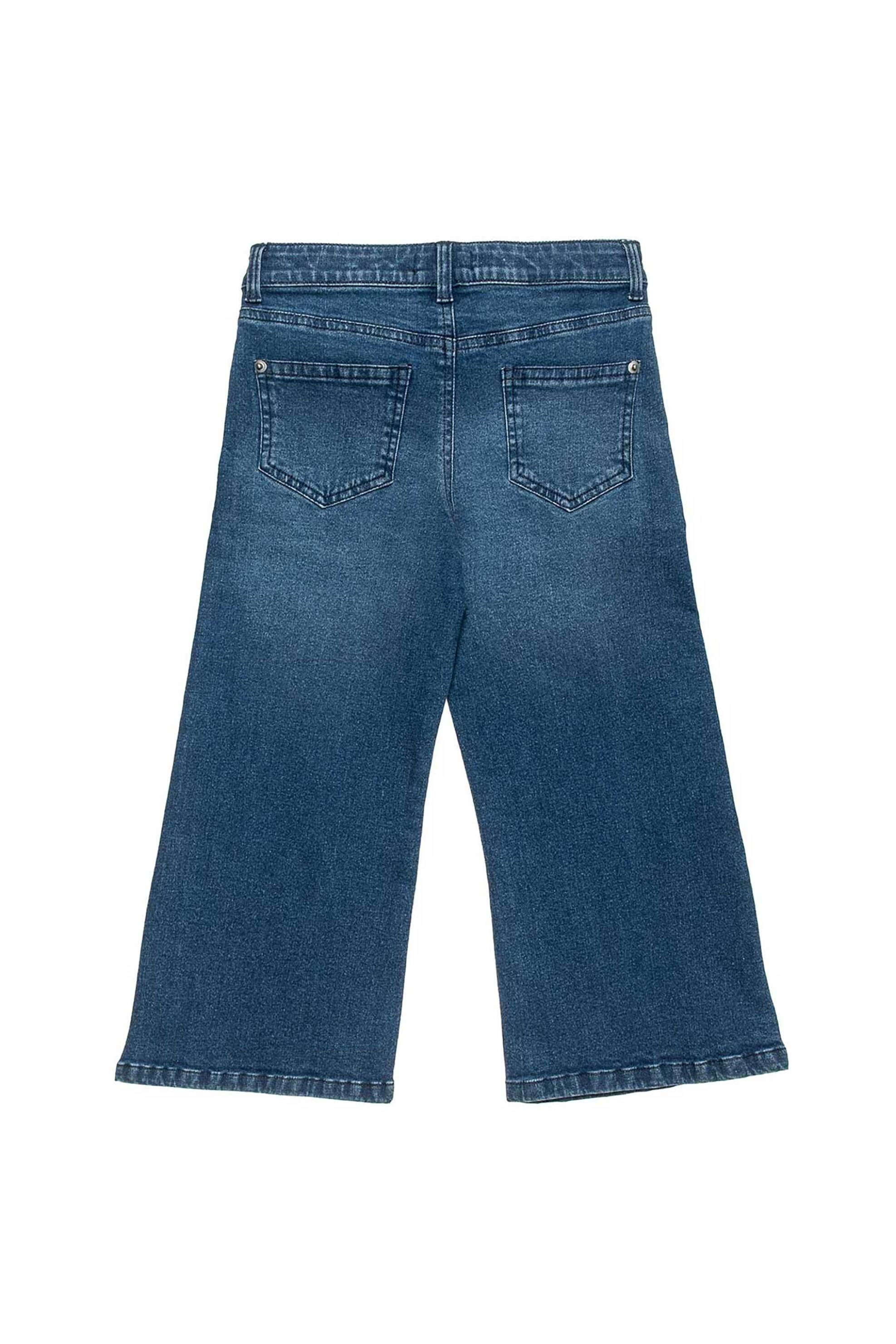 Alouette παιδικό τζιν παντελόνι Wide Leg (6 - 14 ετών) - 00913549 Μπλε Σκούρο φωτογραφία