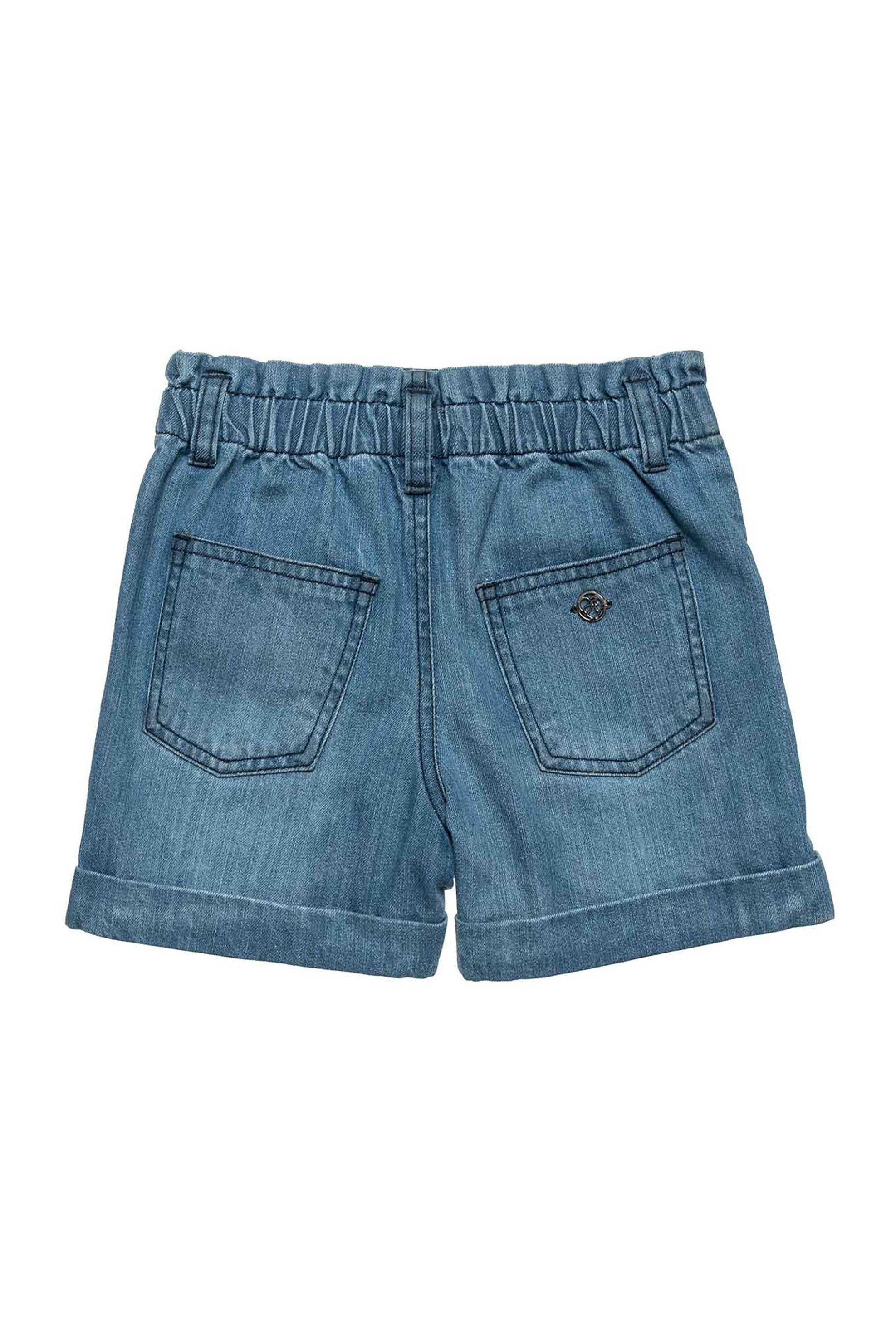 Alouette παιδικό denim σορτς με πέρλες (6 - 16 ετών) - 00913551 Denim Blue φωτογραφία