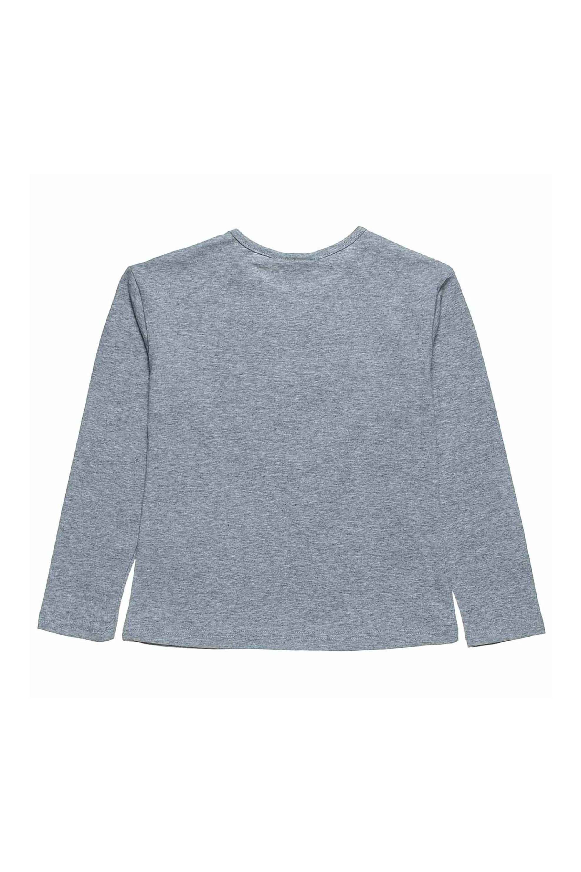 Alouette παιδική μπλούζα με γκοφρέ σχέδιο - 00922823 Γκρι φωτογραφία