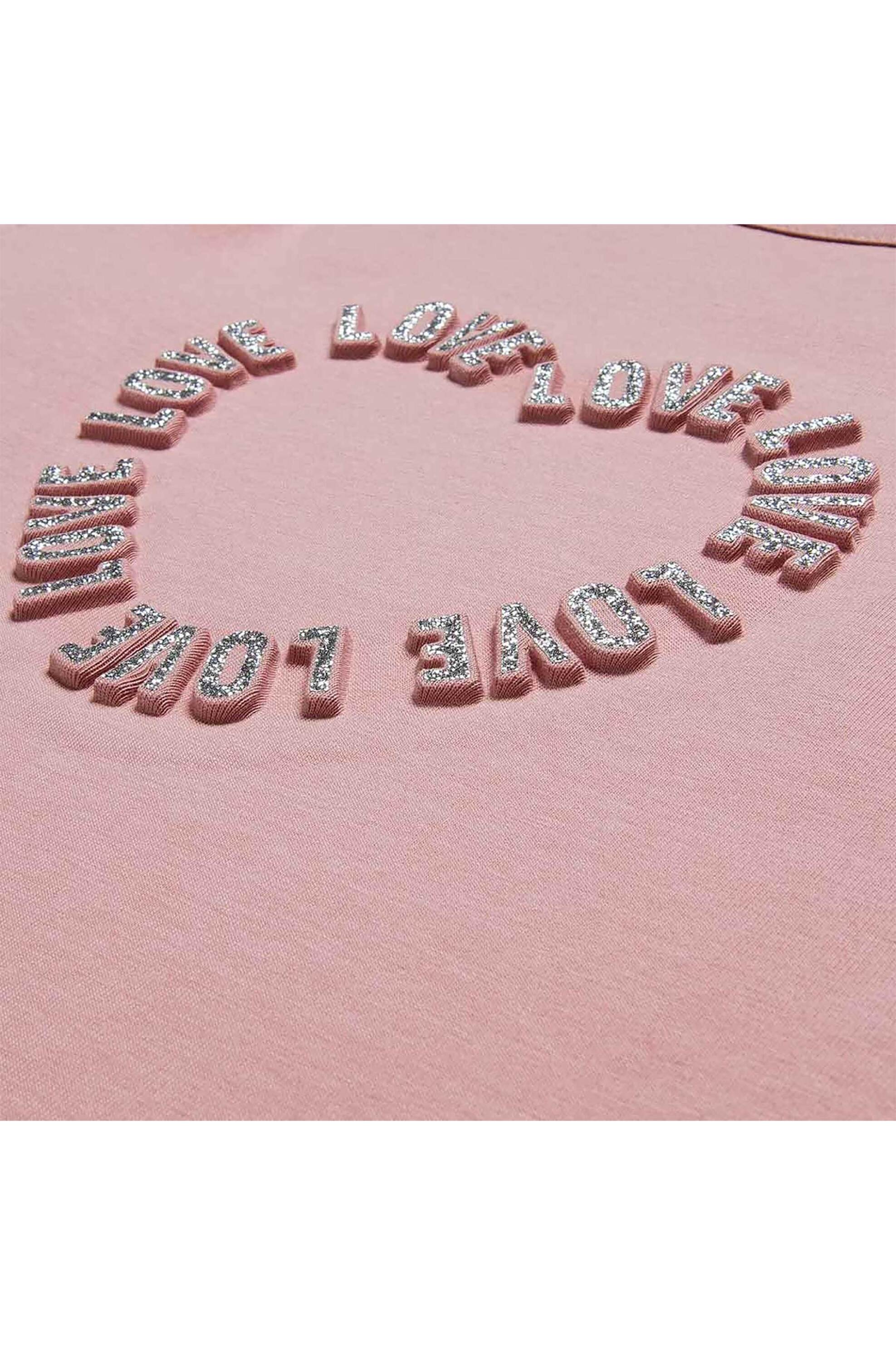 Alouette παιδική μπλούζα με ανάγλυφο σχέδιο - 00922882 Ροζ φωτογραφία