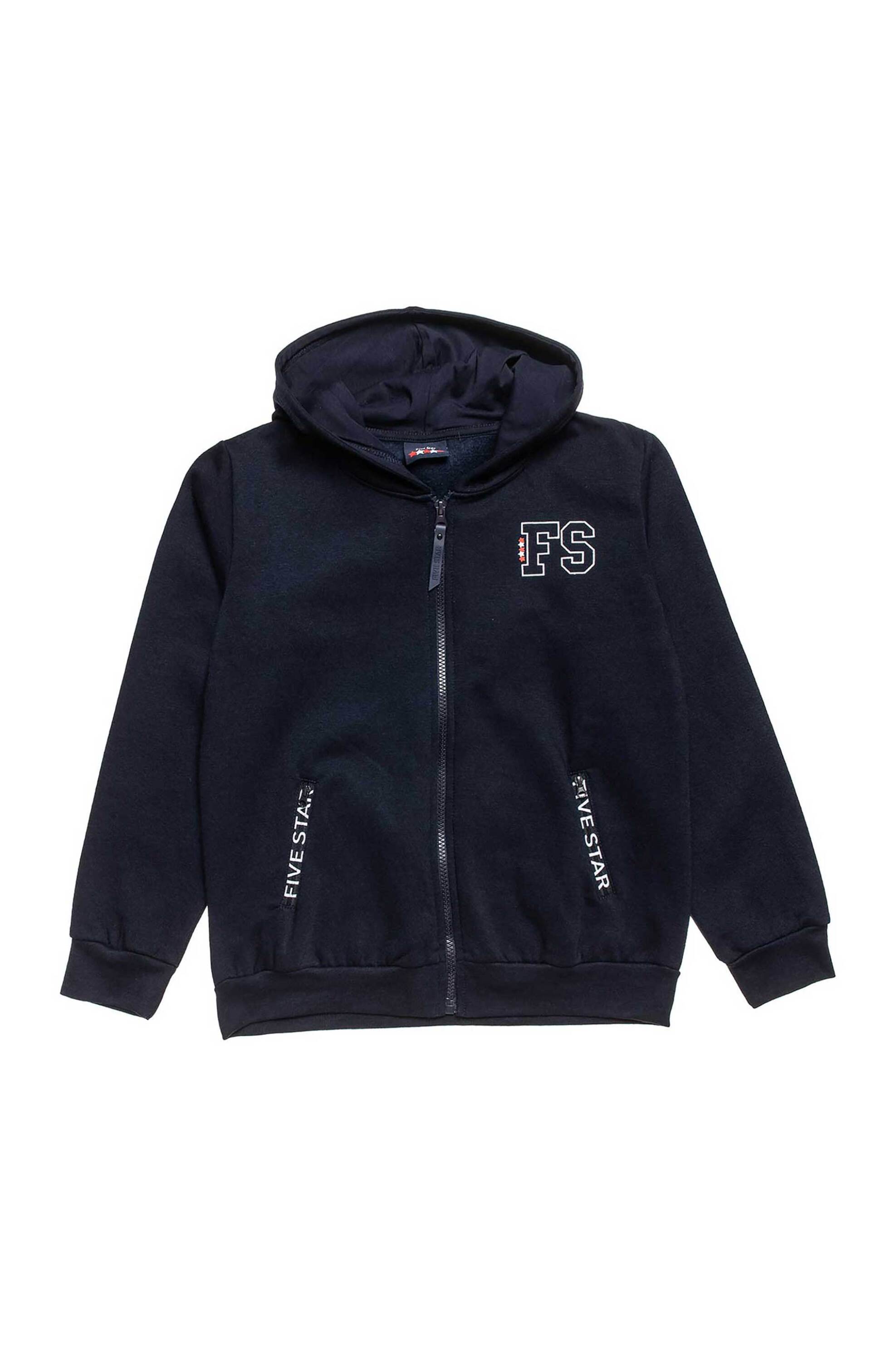 Alouette παιδική ζακέτα φούτερ με κουκούλα - 00961667 Μπλε Σκούρο