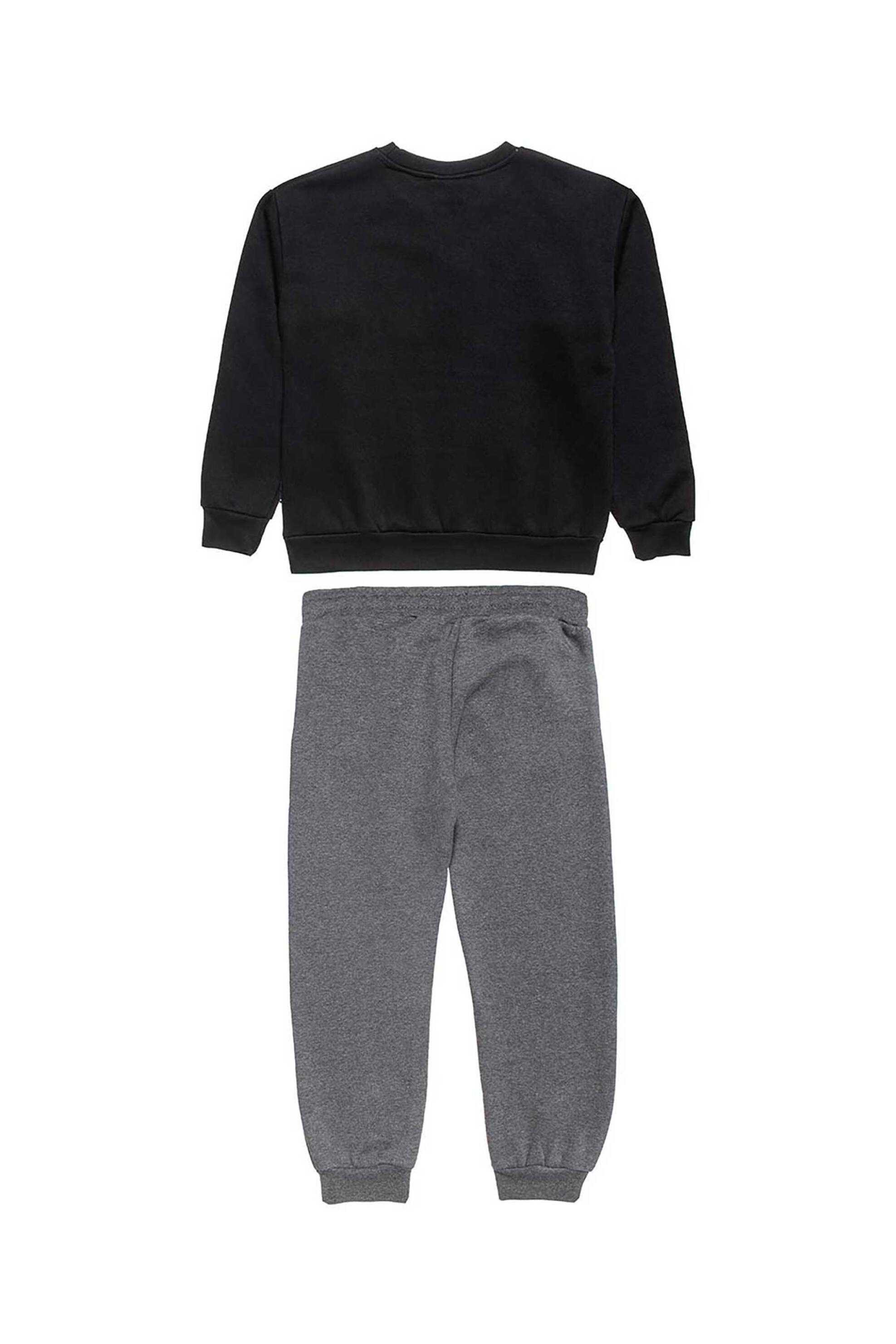 Alouette σετ παιδική μπλούζα φούτερ με παντελόνι φόρμας (2 τεμάχια) - 00930956 Μαύρο φωτογραφία