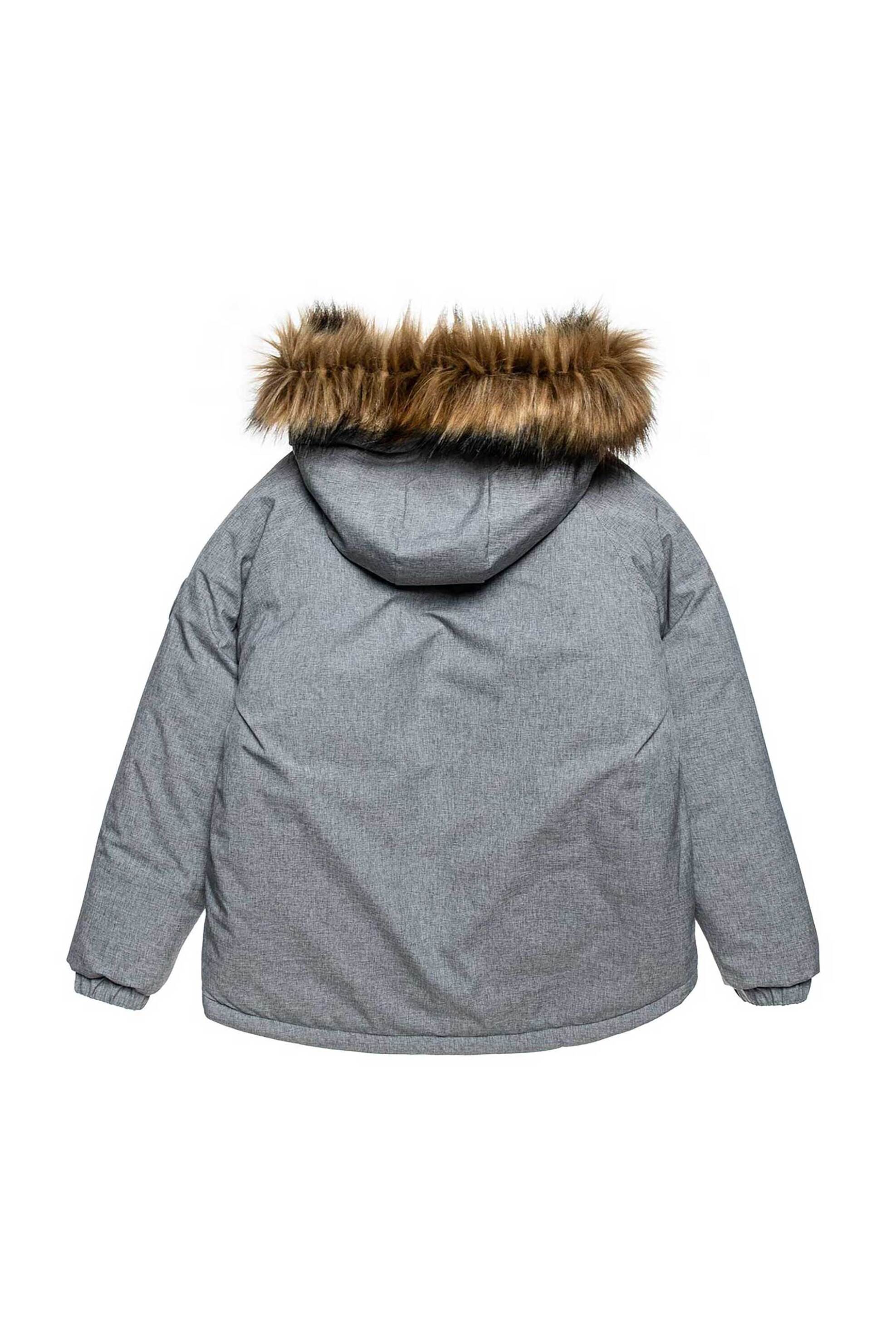 Alouette παιδικό μπουφάν με κουκούλα (6 - 14 ετών) - 00961694 Γκρι φωτογραφία