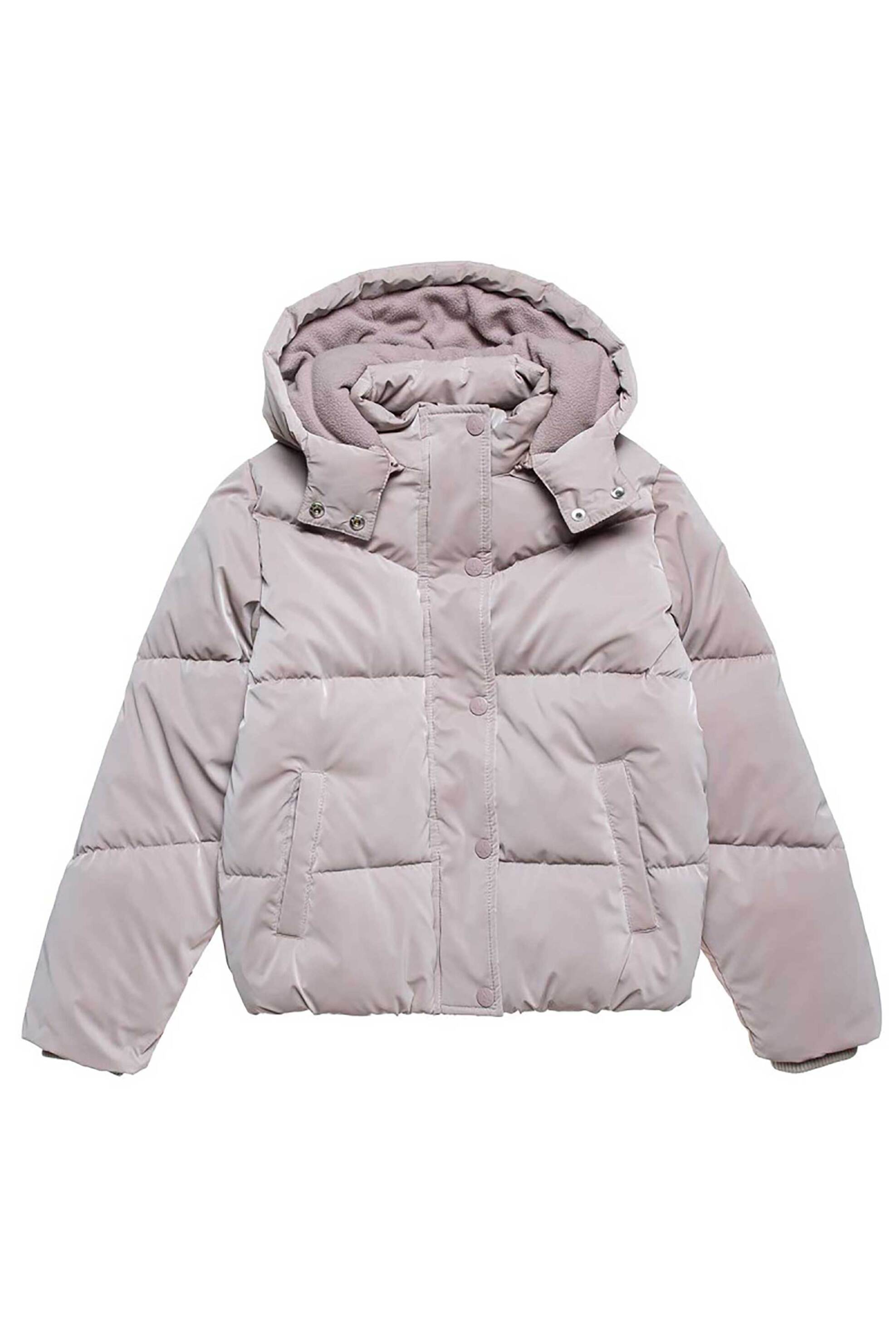 Alouette παιδικό μπουφάν με καπιτονέ σχέδιο και κουκούλα (6-16 ετών) - 00961684 Ροζ