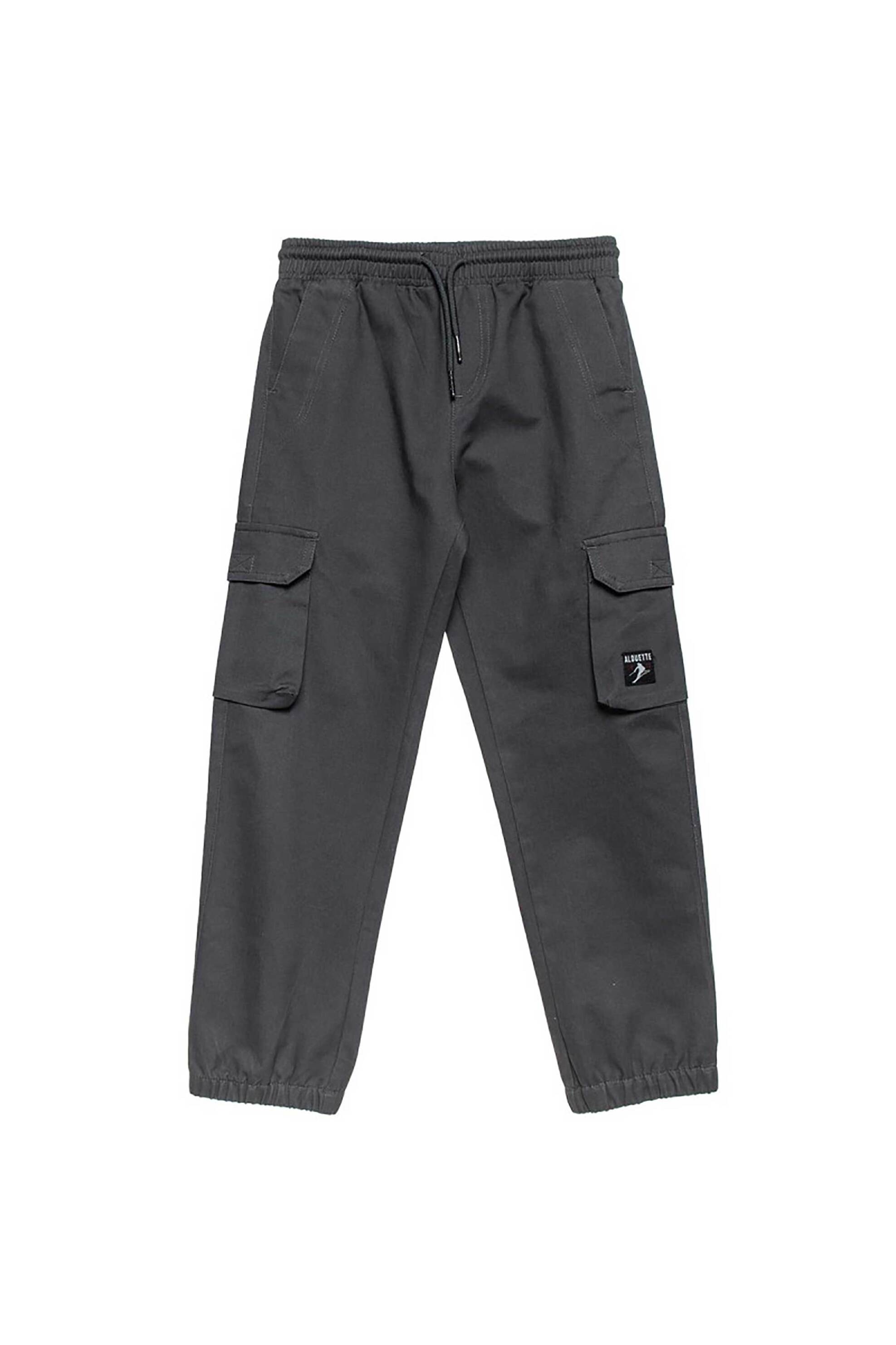 Alouette παιδικό παντελόνι cargo με τσέπες (6 - 16 ετών) - 00913590 Ανθρακί