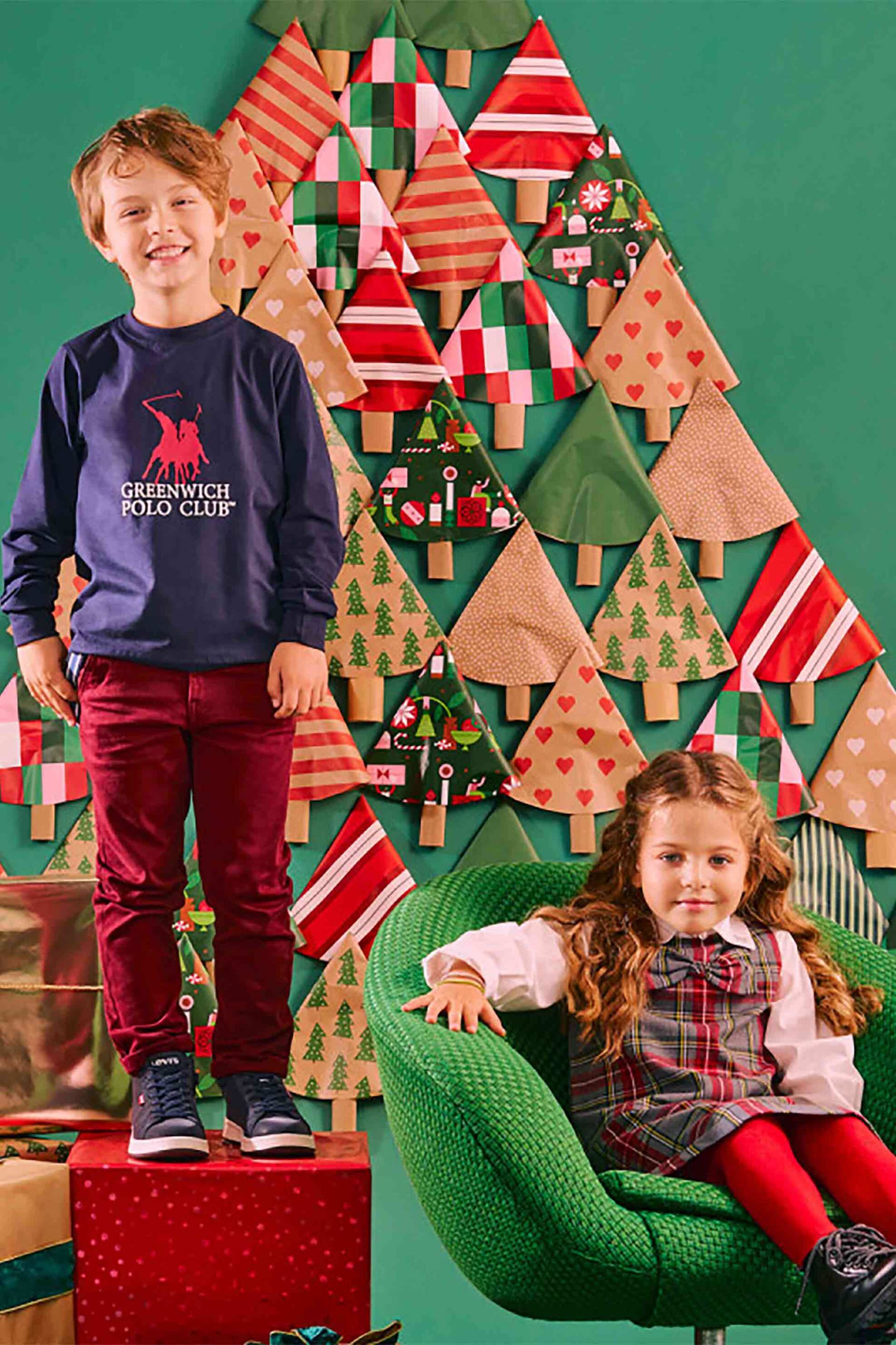 Alouette παιδικό παντελόνι chino με τιράντες (12 μηνών-5 ετών) - 00212400 Μπορντό