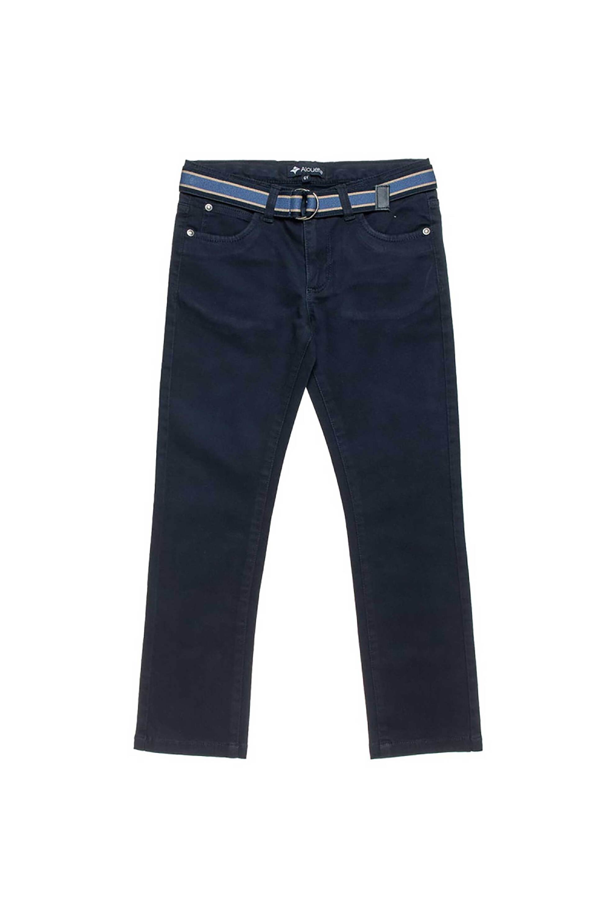 Alouette παιδικό τζιν παντελόνι σε ίσια γραμμή (6 - 16 ετών) - 00913587 Μπλε Σκούρο