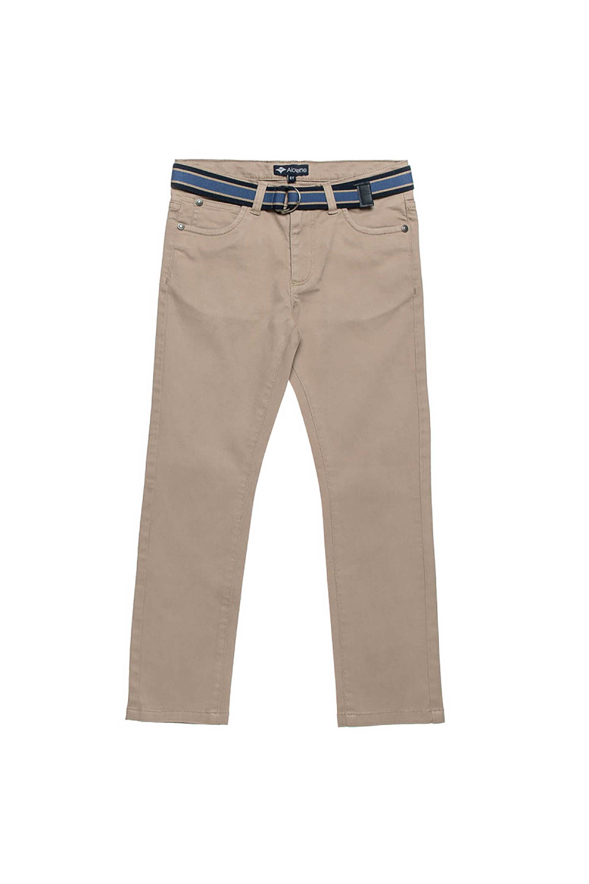 Alouette παιδικό τζιν παντελόνι σε ίσια γραμμή (6 - 16 ετών) - 00913588 Μπεζ