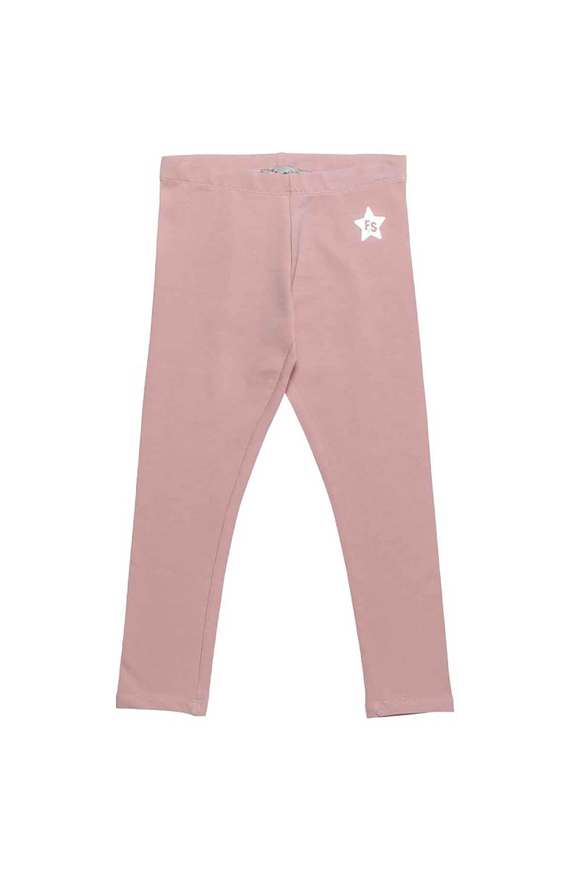 Alouette παιδικό κολάν μονόχρωμο με ελαστική μέση ''Five Star'' (6-14 ετών) - 00913581 Ροζ