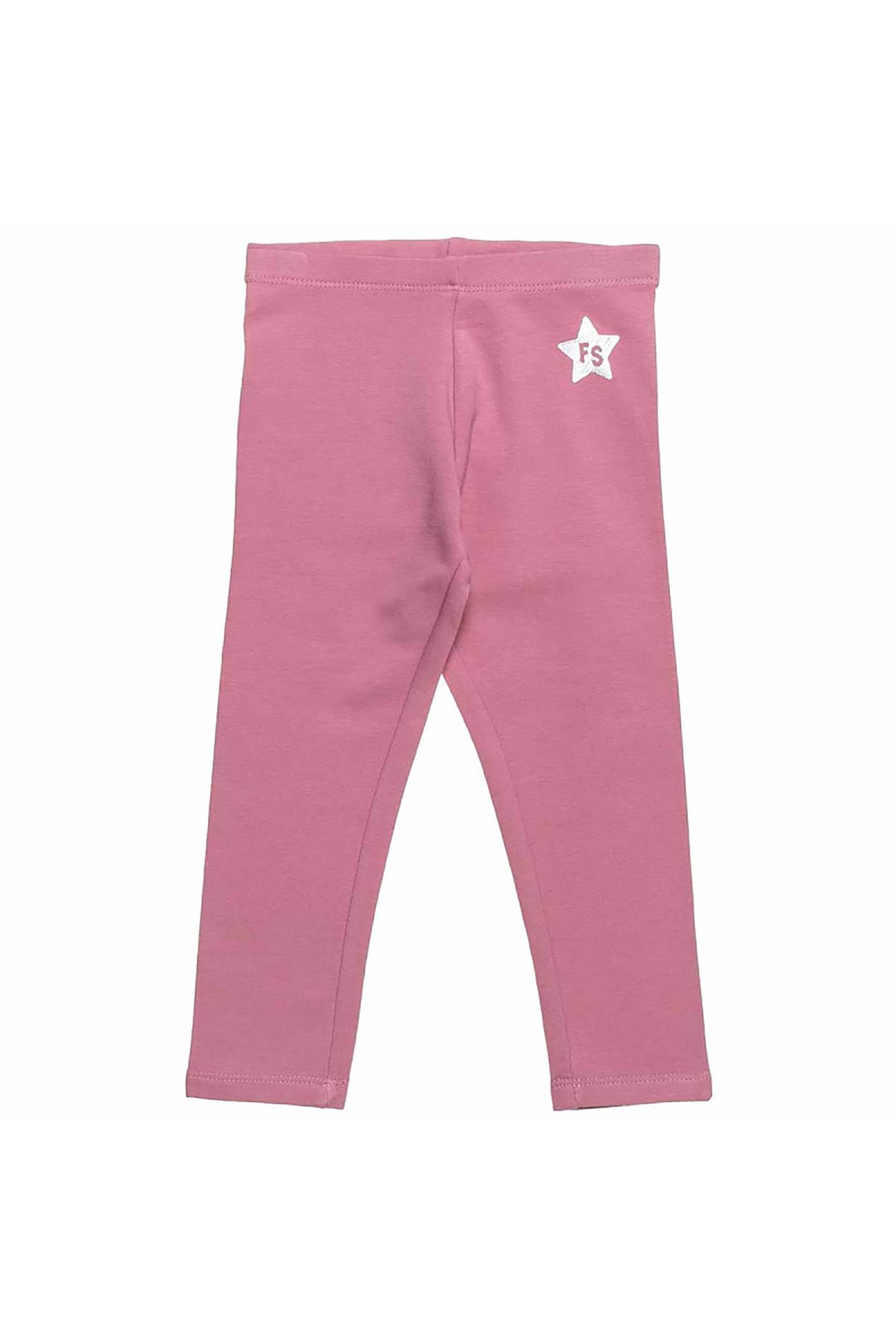 Alouette παιδικό κολάν μονόχρωμο με ελαστική μέση ''Five Star'' (12 μηνών-5 ετών) - 00212393 Ροζ