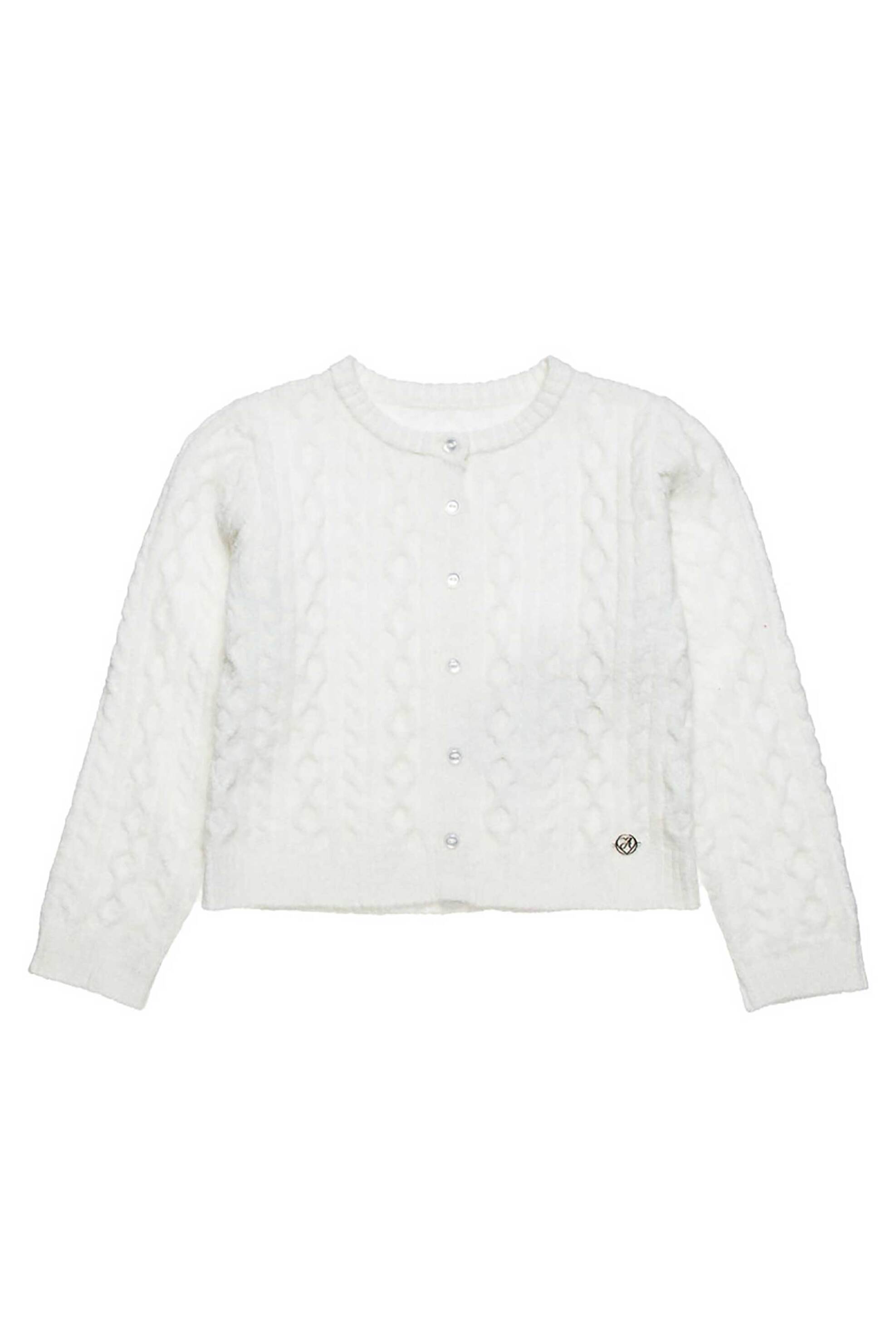 Alouette παιδικό πουλόβερ με διακοσμητικά κουμπιά (6-14 ετών) - 00961698 Εκρού