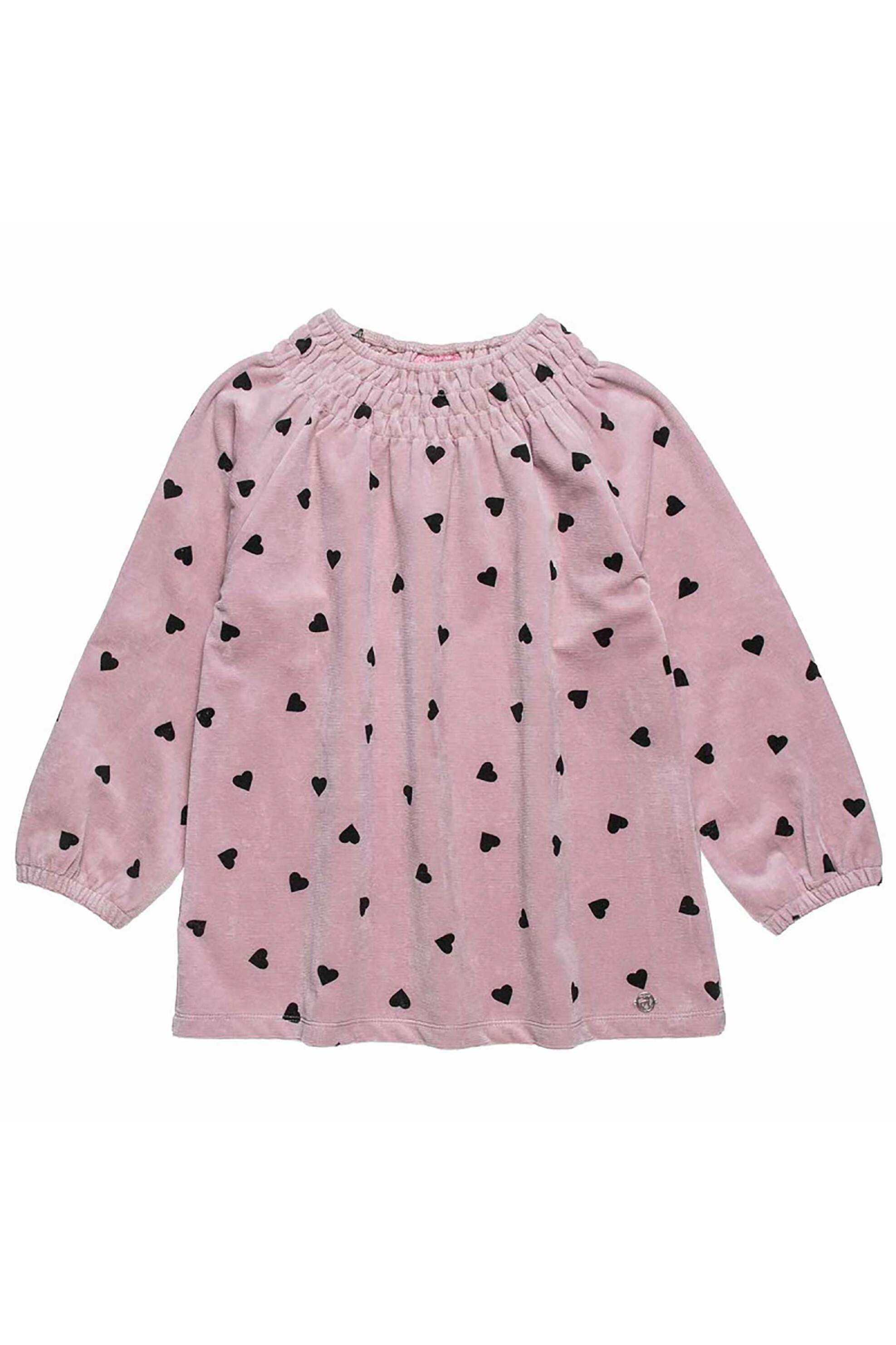 Alouette παιδικό φόρεμα κοτλέ με καρδιές (12 μηνών-5 ετών) - 00241721 Ροζ