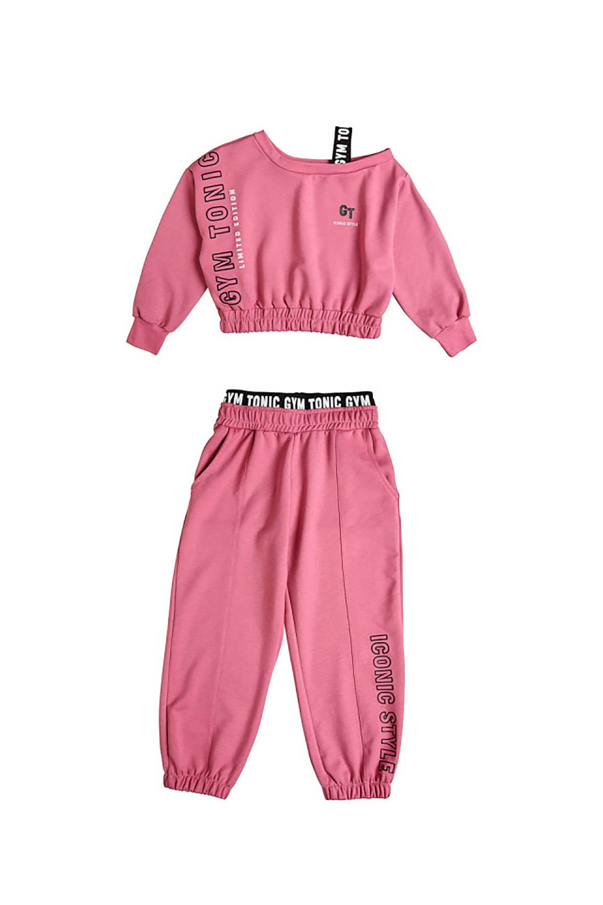 Alouette παιδικό σετ φόρμας "Gym Tonic" (6-14 ετών) - 00930938 Ροζ