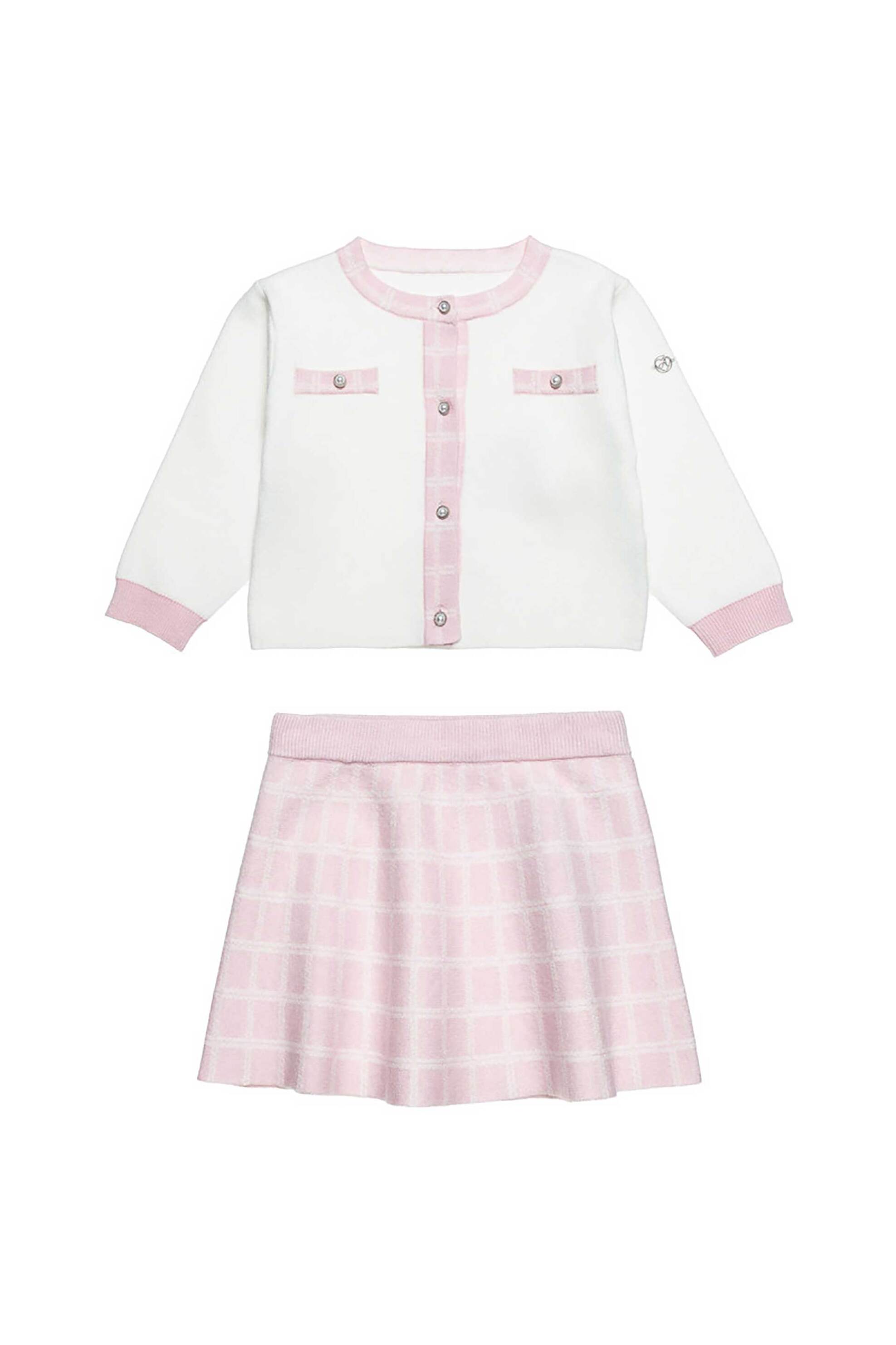 Alouette παιδικό σετ ζακέτα με φούστα (12 μηνών-5 ετών) - 00270764 Εκρού