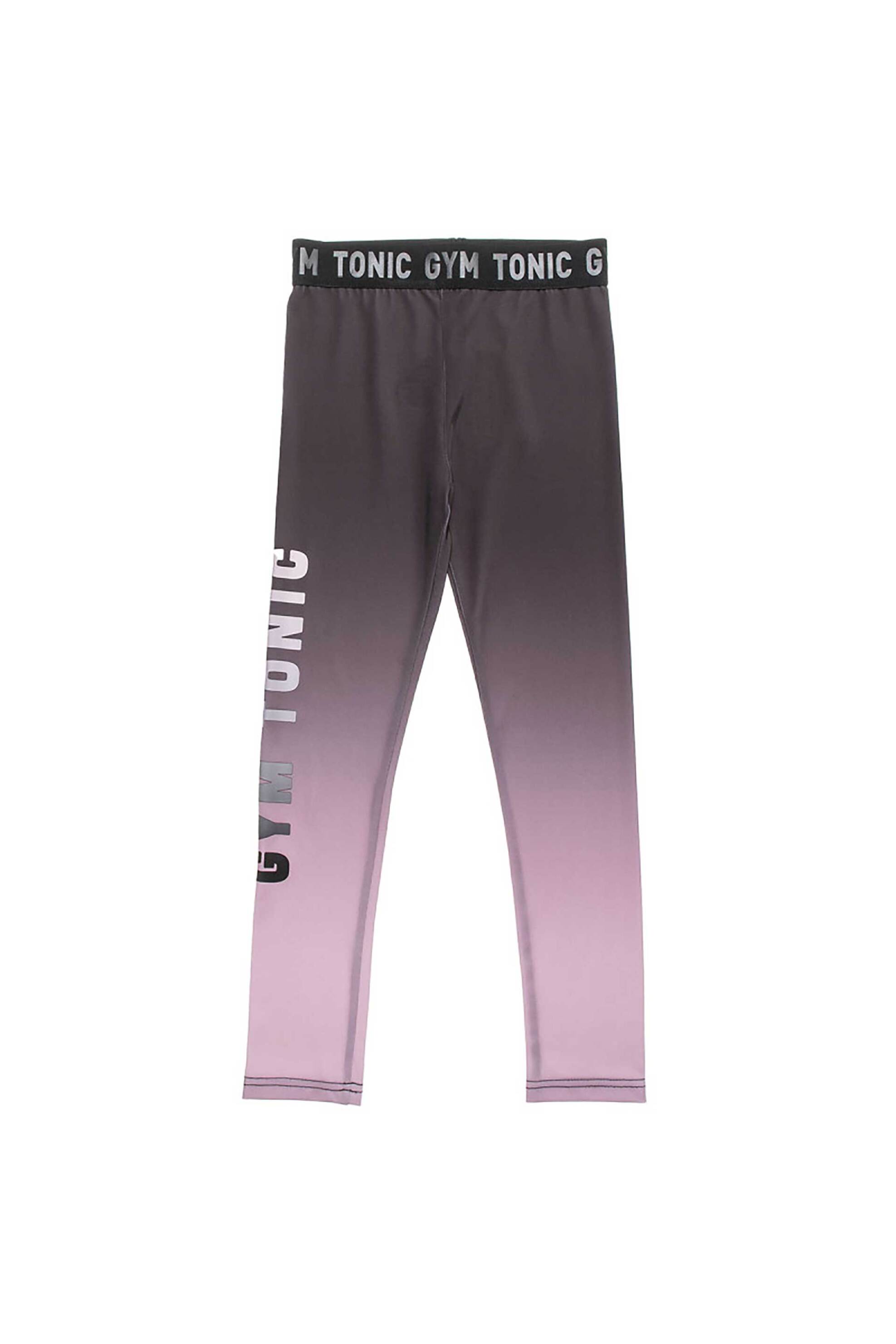 ALOUETTE Alouette παιδικό κολάν με ανάγλυφο τύπωμα "Gym Tonic" (6-16 ετών) - 00913604 Μαύρο