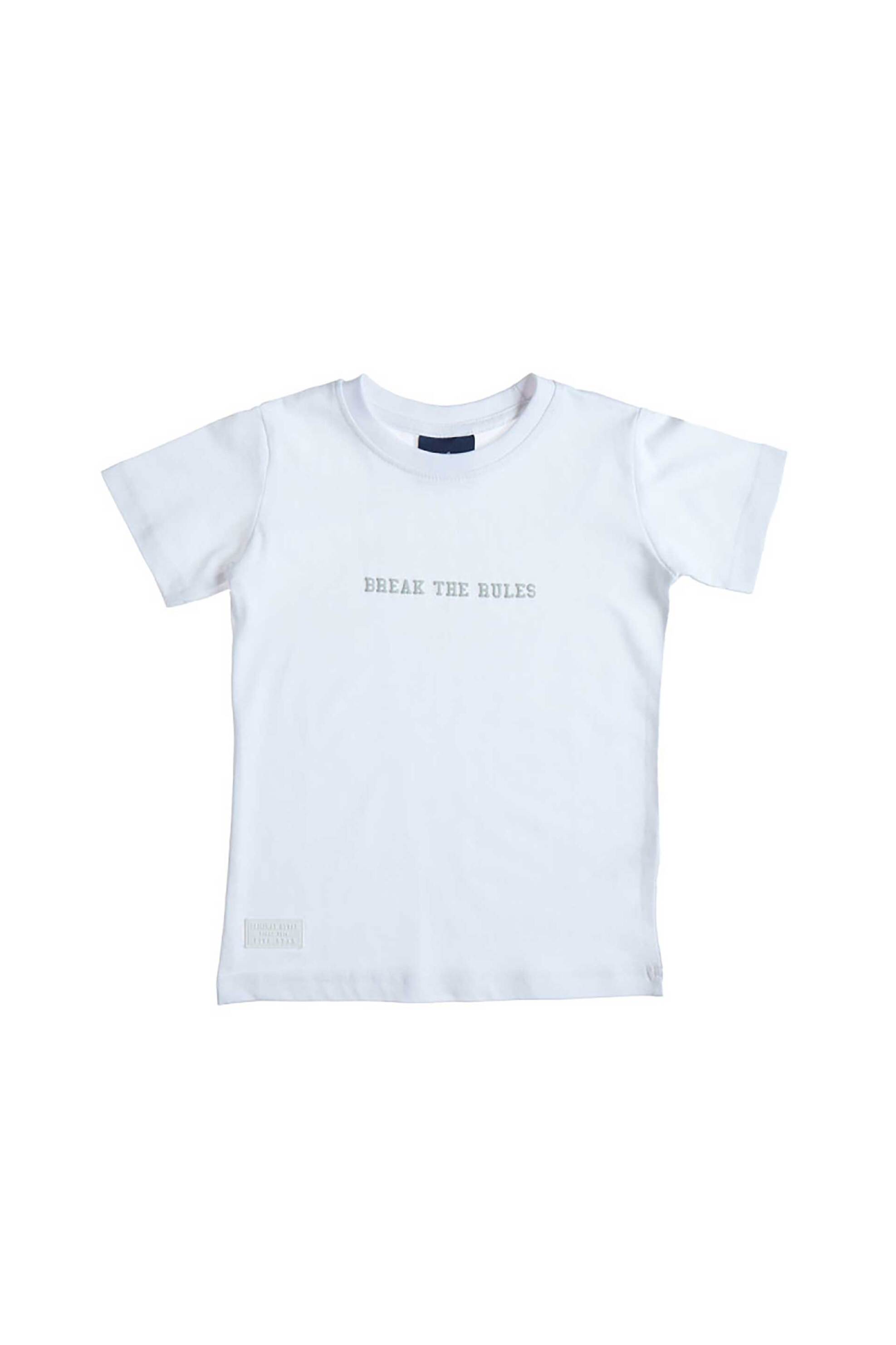 Alouette παιδική μπλούζα με ανάγλυφο σχέδιο "Five Star" (6-16 ετών) - 00952979 Λευκό