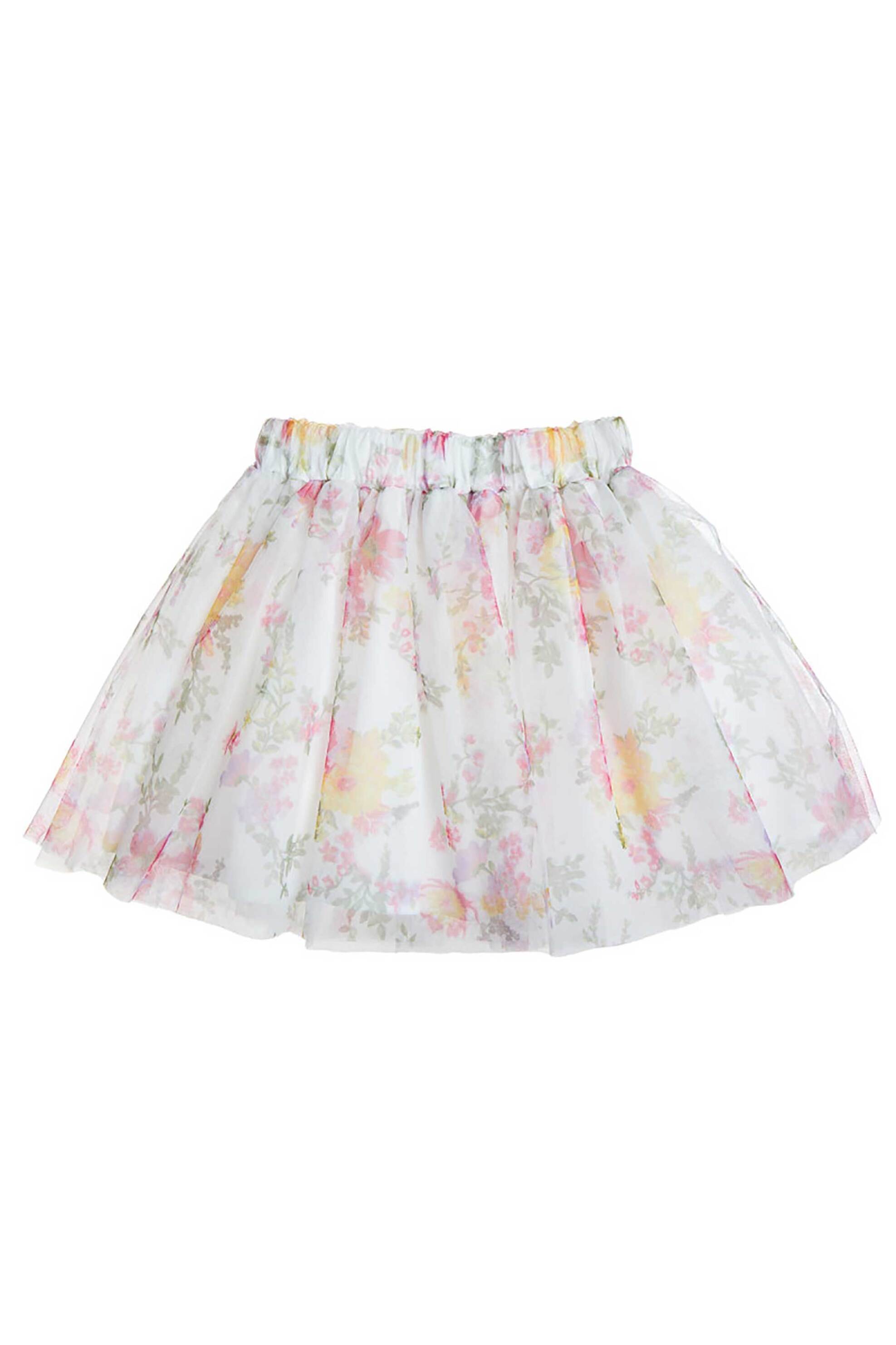 Alouette παιδικό σετ crop top με τούλινη φούστα και κορδέλα (3 τεμάχια) - 00270799 Μπεζ φωτογραφία