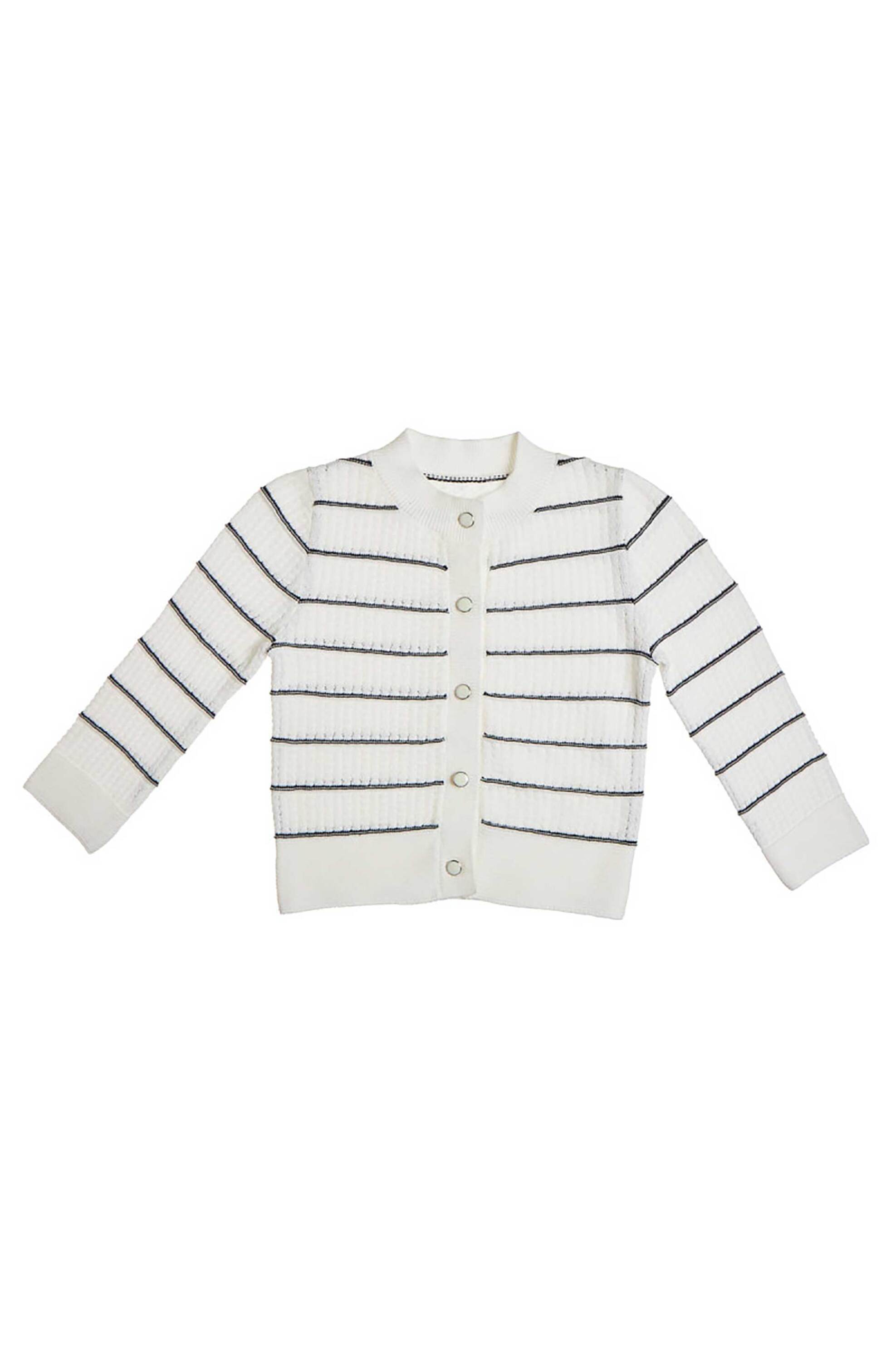 Alouette παιδική ζακέτα πλεκτή βαμβακερή (6-14 ετών) - 00961704 Εκρού