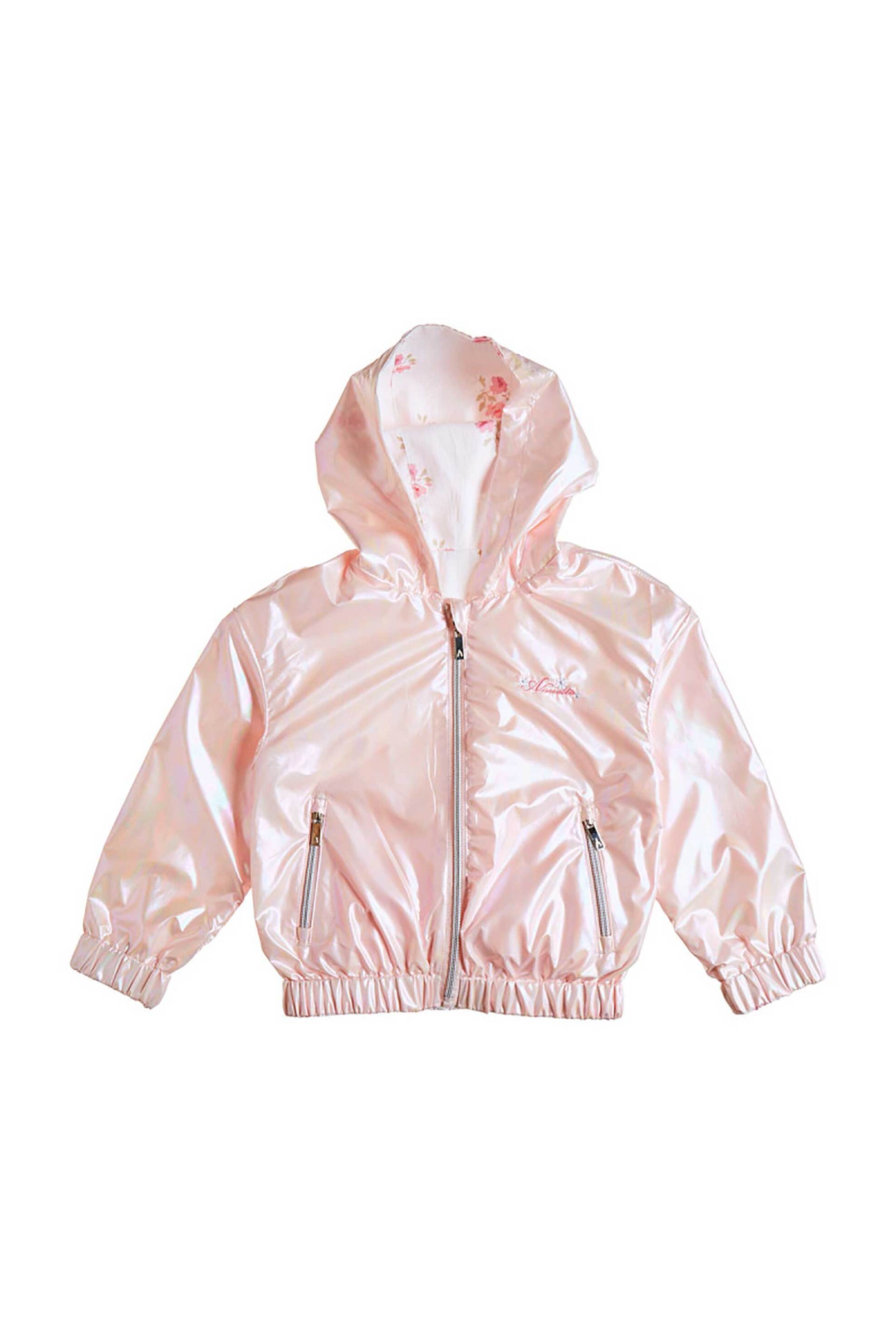 Alouette παιδικό μπουφάν διπλής όψης με ιριδίζον εφέ (12 μηνών-5 ετών) - 00261266 Ροζ