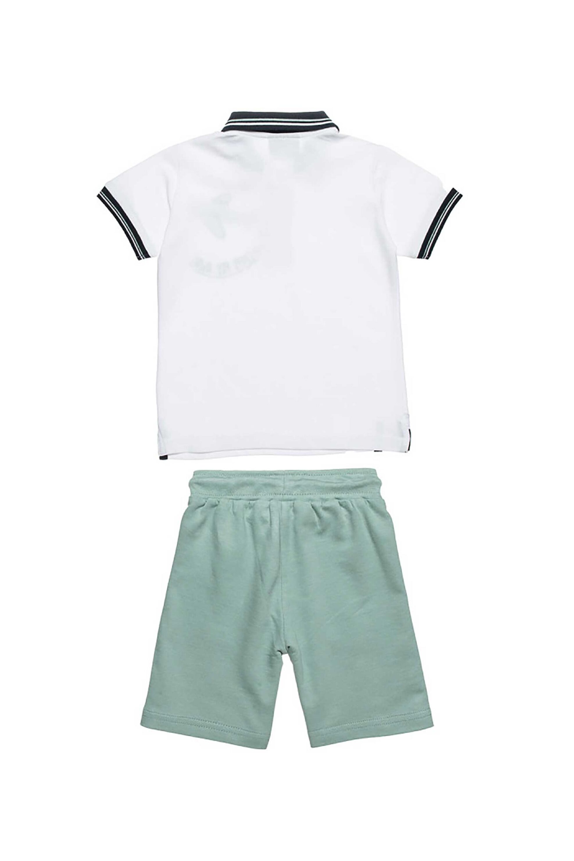 Alouette σετ παιδική μπλούζα και βερμούδα "Moovers" (2 τεμάχια) - 00270741 Λευκό φωτογραφία