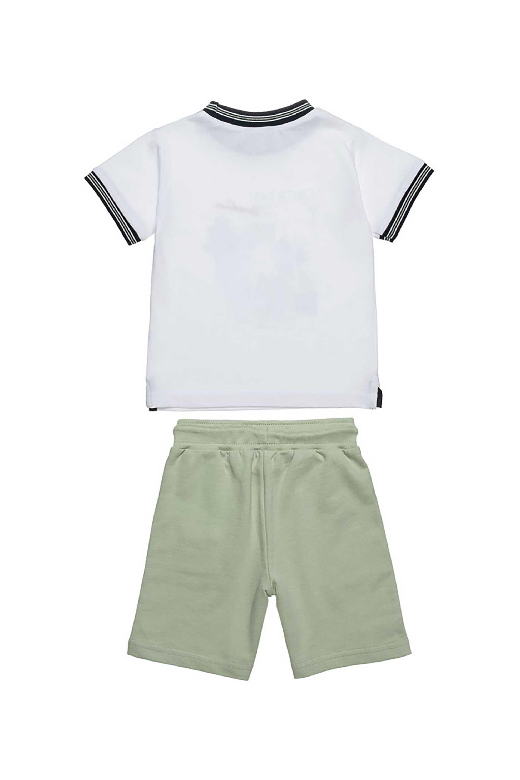 Alouette σετ παιδική μπλούζα και βερμούδα "Moovers" (2 τεμάχια) - 00270704 Λευκό φωτογραφία