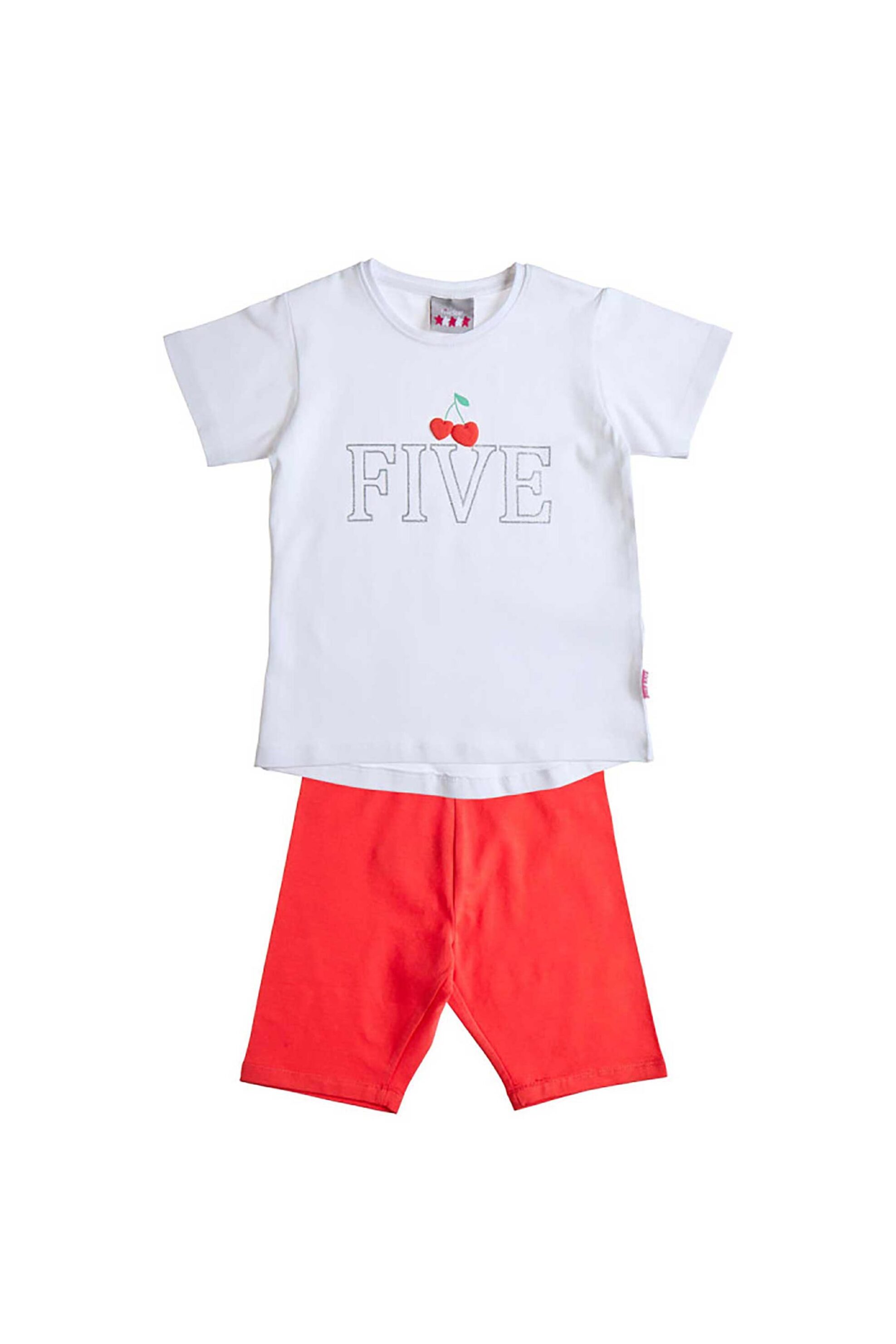 Alouette σετ παιδική μπλούζα και σορτς "Five Star" (3 τεμάχια) - 00970671 Λευκό φωτογραφία