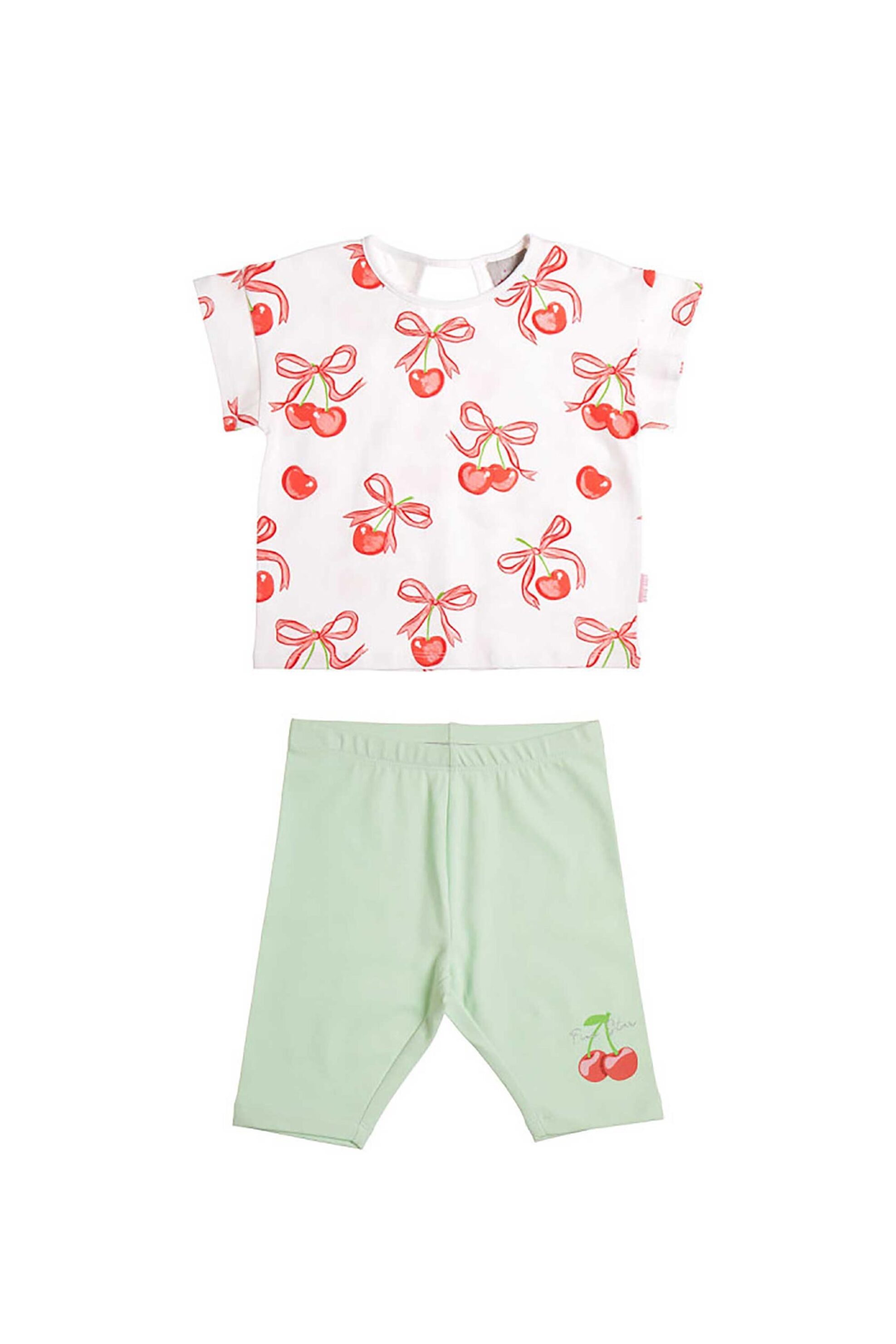 Alouette σετ παιδική μπλούζα και κολάν biker "Five Star" (3 τεμάχια) - 00270770 Λευκό φωτογραφία