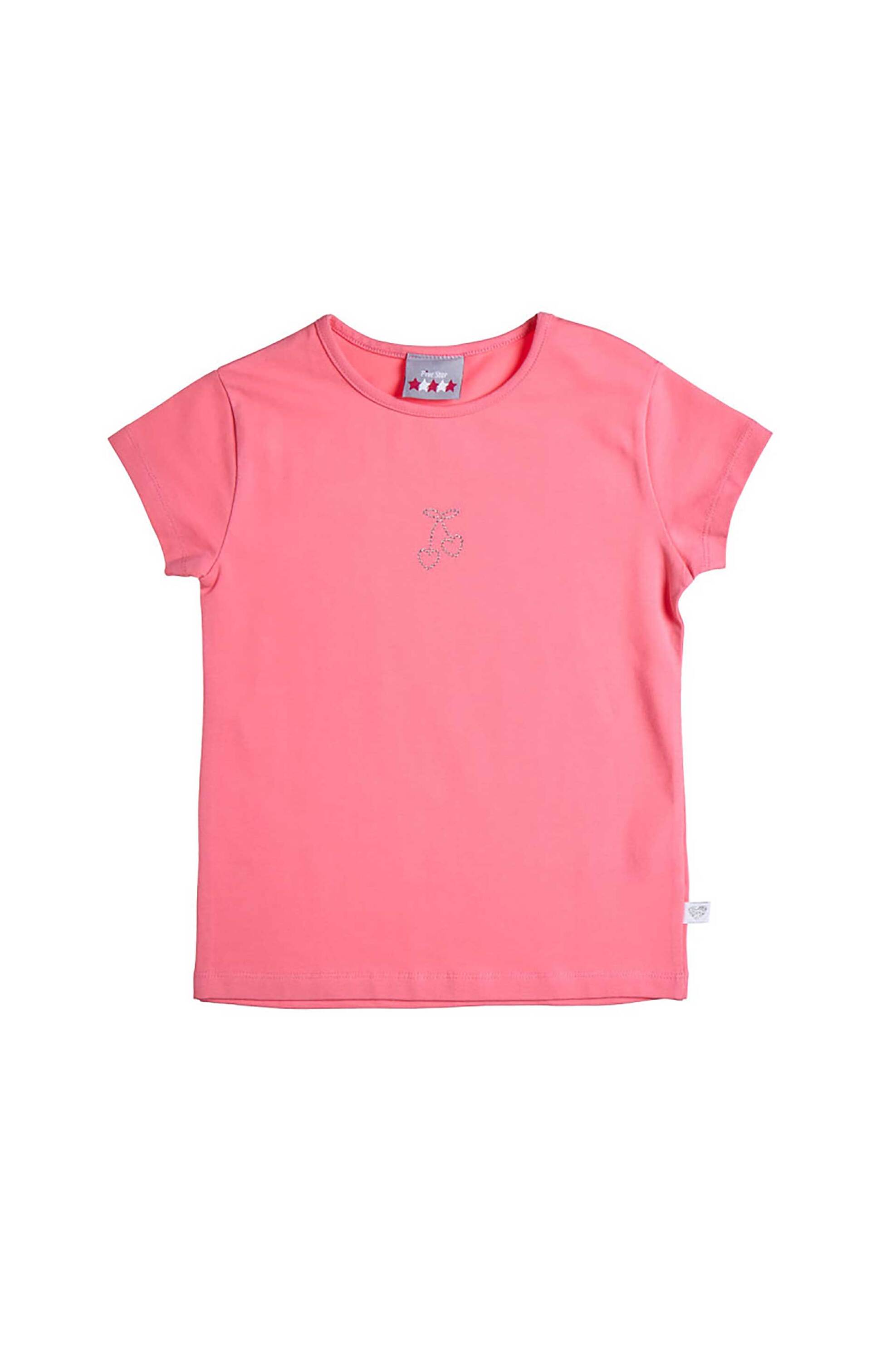 Alouette παιδική μπλούζα με στρας "Five Star" (6-14 ετών) - 00953006 Ροζ