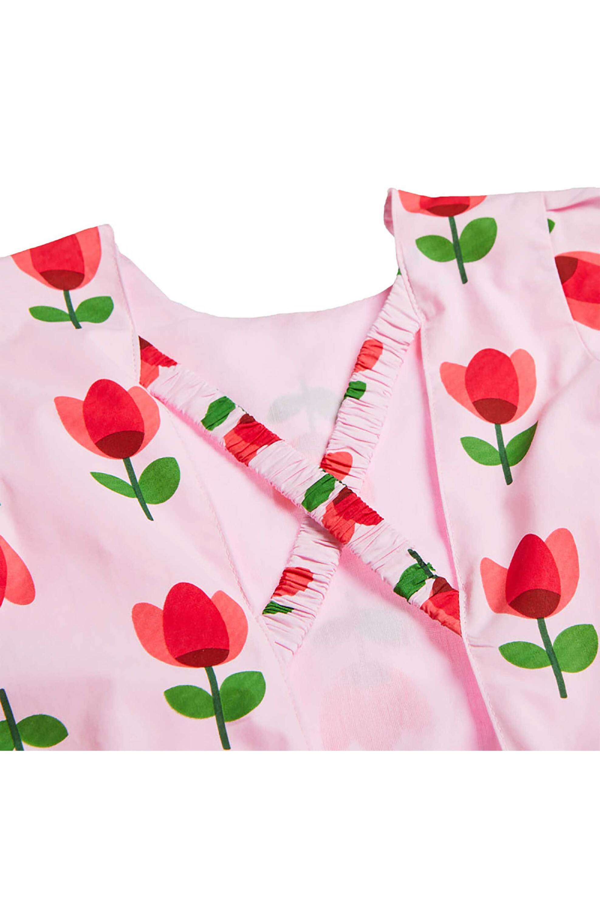 Alouette παιδική ολόσωμη φόρμα σορτς με ανοιχτή πλάτη (6 -12 ετών) - 00913650 Ροζ φωτογραφία