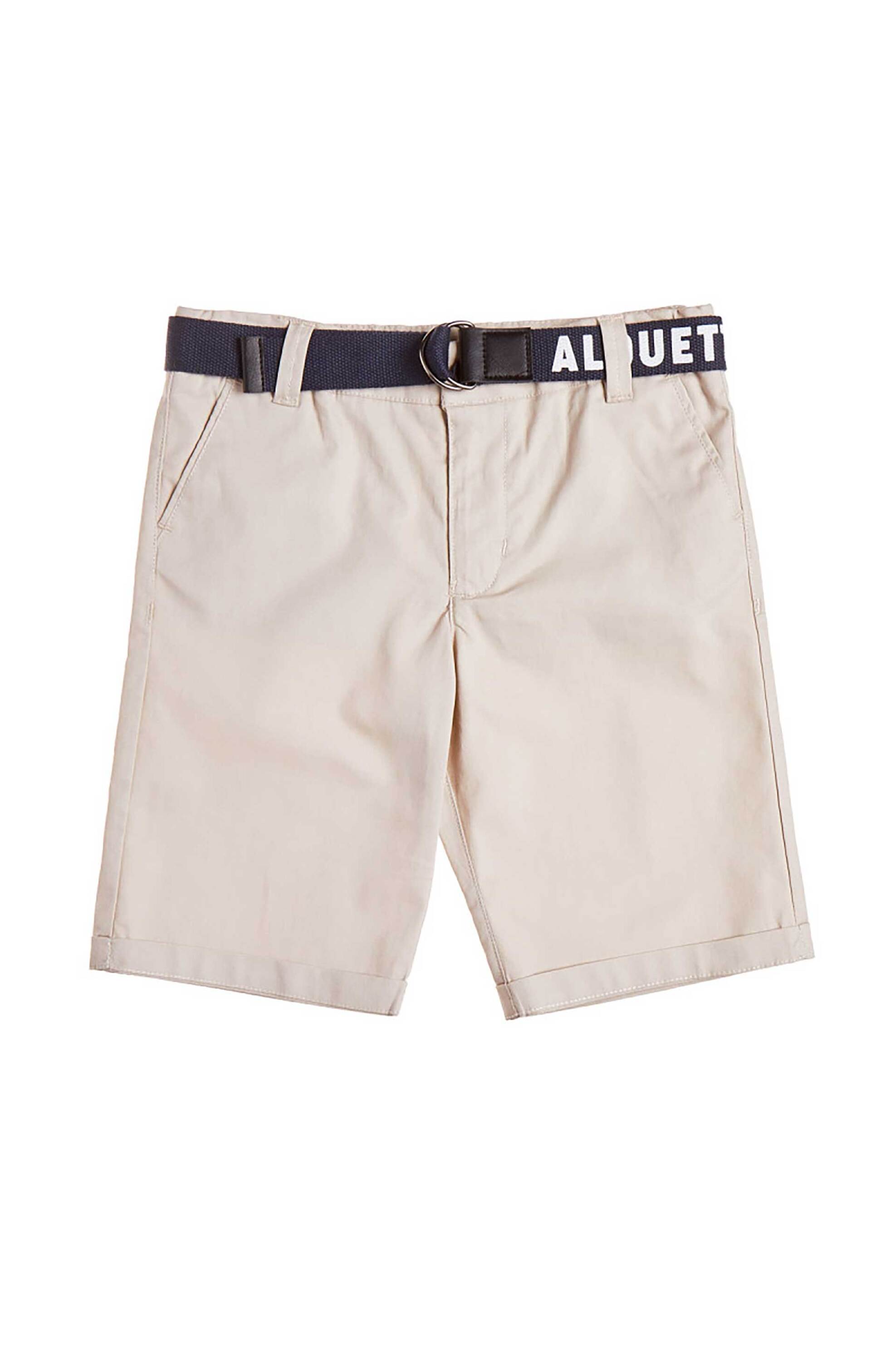 Alouette παιδική βερμούδα chino με ζώνη (12 μηνών-5 ετών) - 00212441 Μπεζ