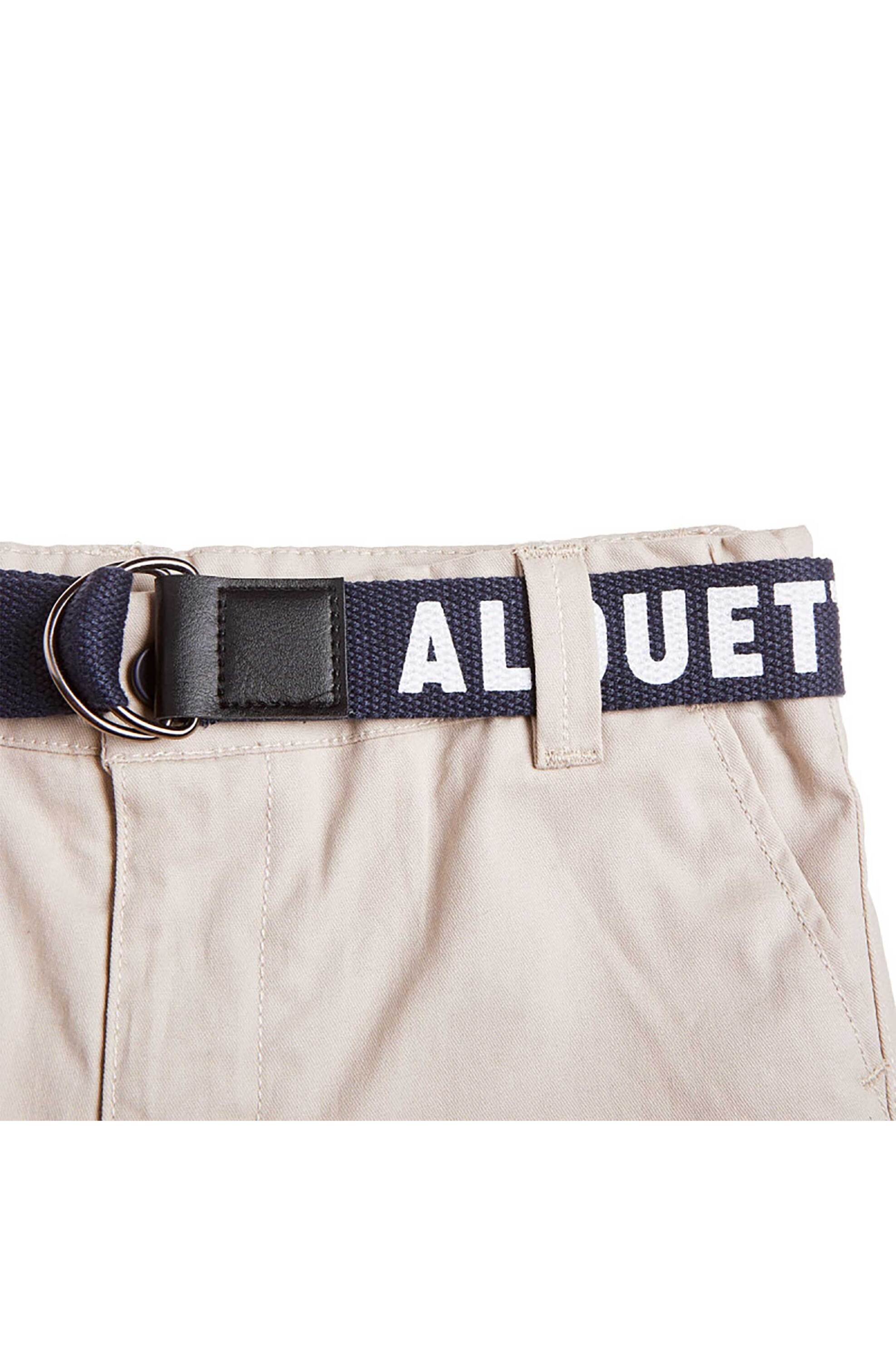 Alouette παιδική βερμούδα chino με ζώνη (12 μηνών-5 ετών) - 00212441 Μπεζ φωτογραφία