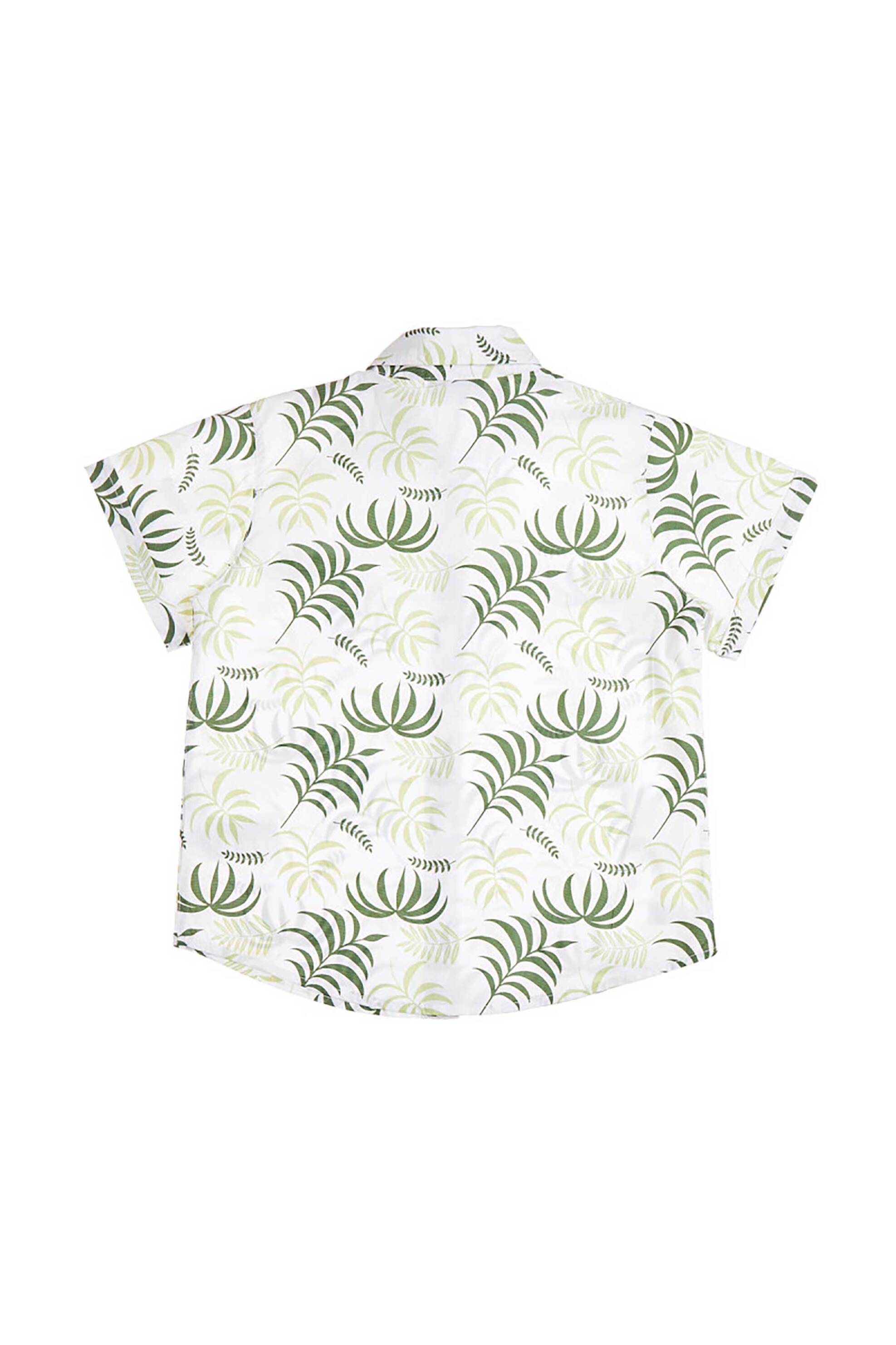 Alouette παιδικό πουκάμισο με μοτίβο (12 μηνών-5 ετών) - 00251635 Μπεζ φωτογραφία