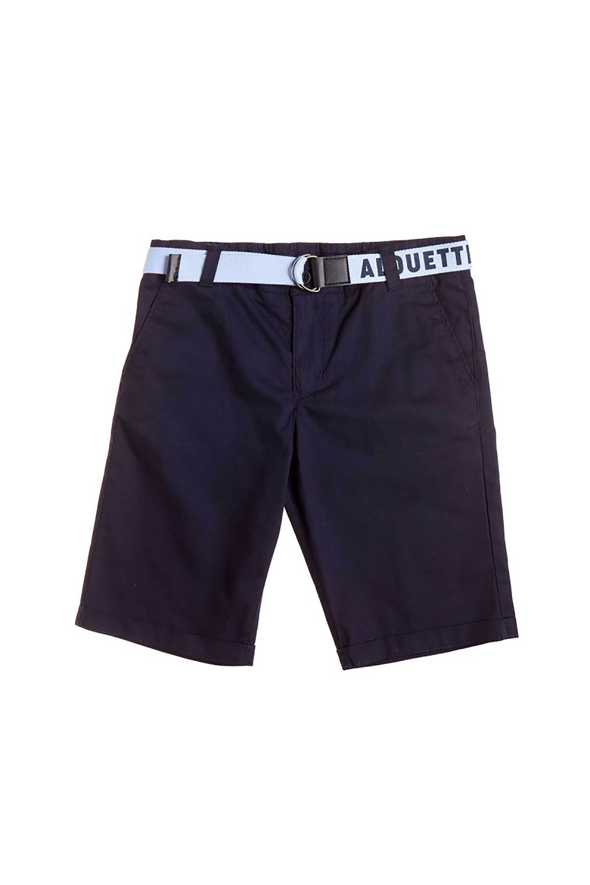Alouette παιδική βερμούδα chino με ζώνη (6-16 ετών) - 00913637 Μπλε Σκούρο