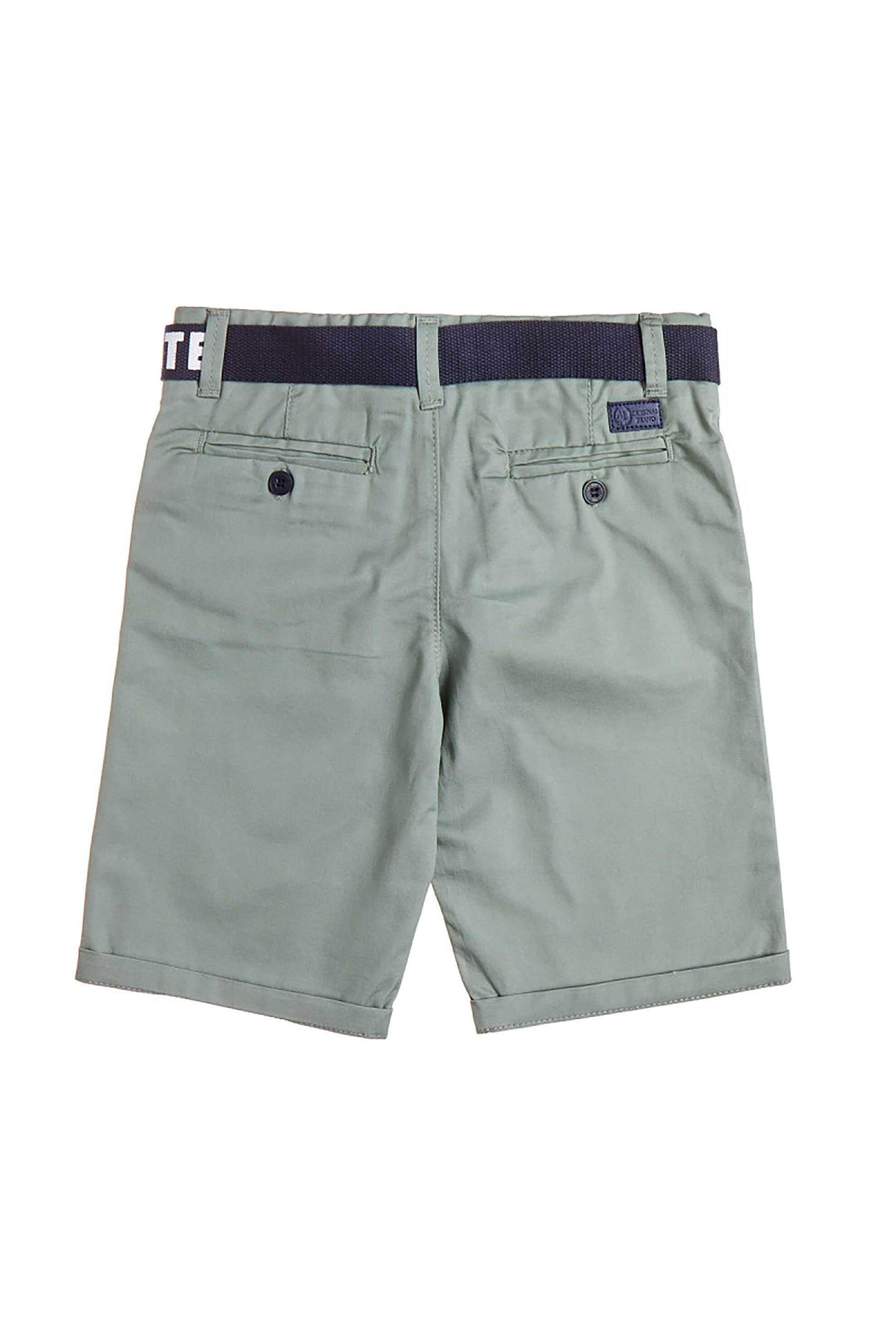 Alouette Παιδική Βερμούδα Chino με Ζώνη (6-16 Ετών) - 00913639 Λαδί