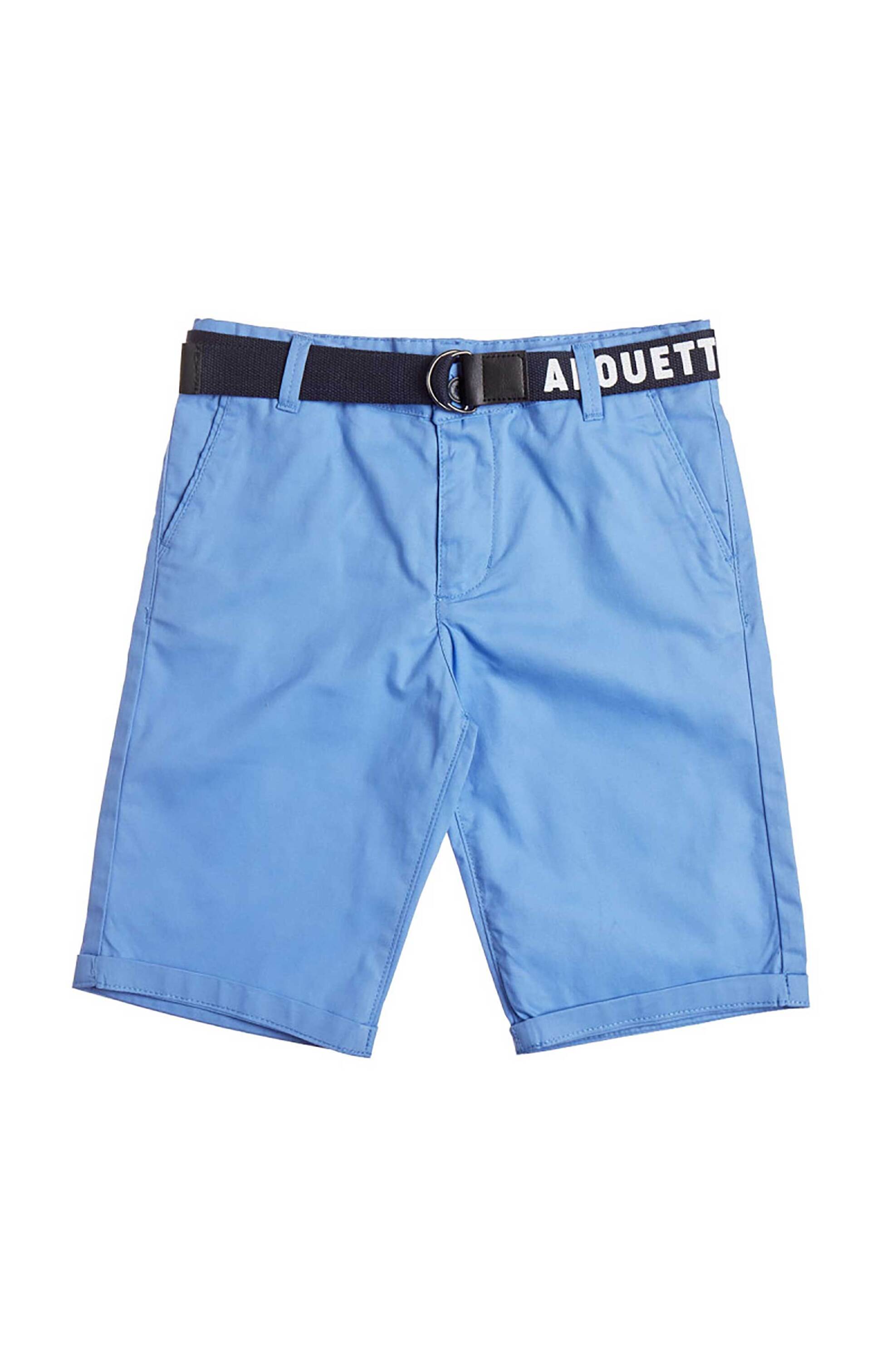 Alouette παιδική βερμούδα chino με ζώνη (6-16 ετών) - 00913642 Μπλε