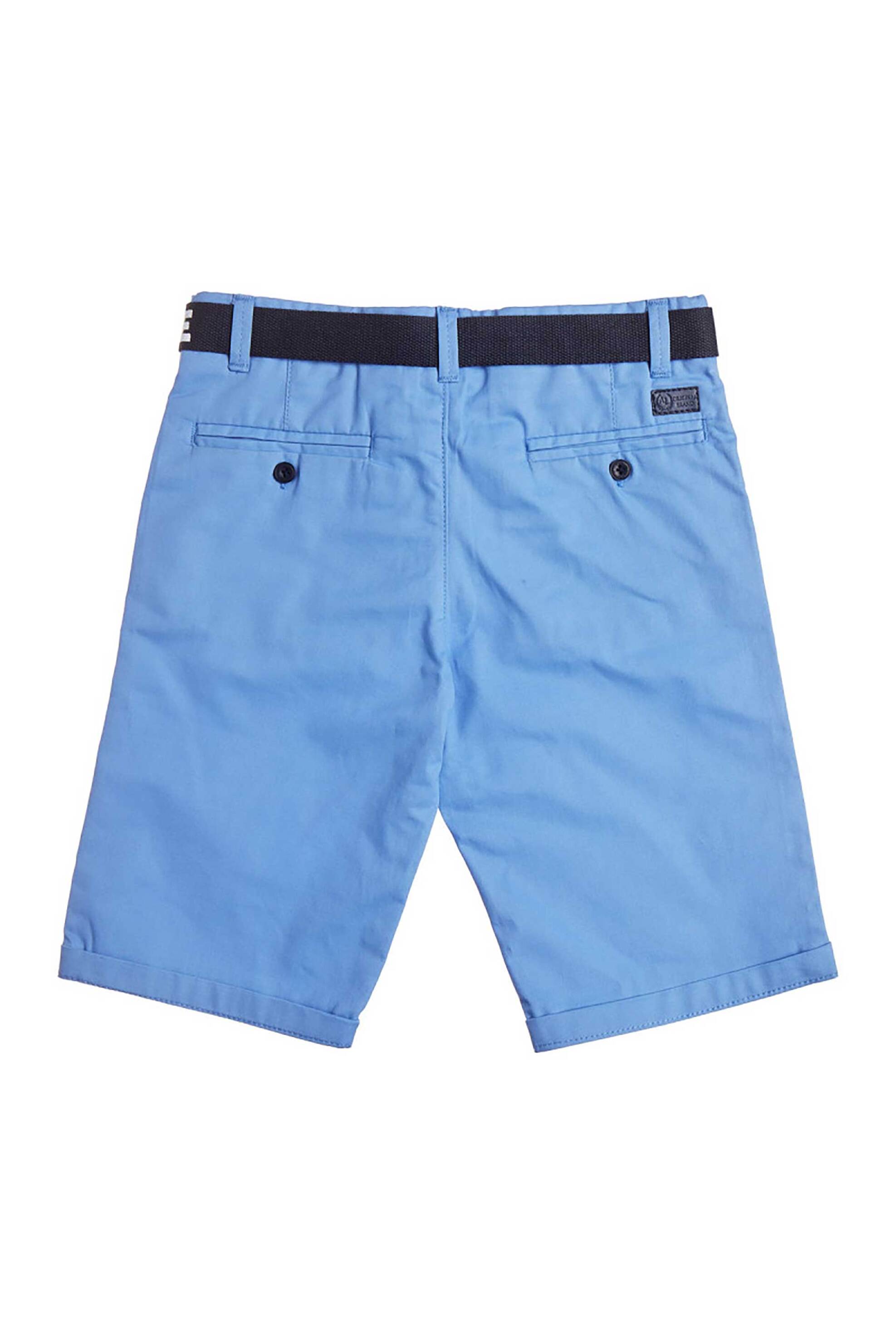 Alouette παιδική βερμούδα chino με ζώνη (6-16 ετών) - 00913642 Μπλε φωτογραφία