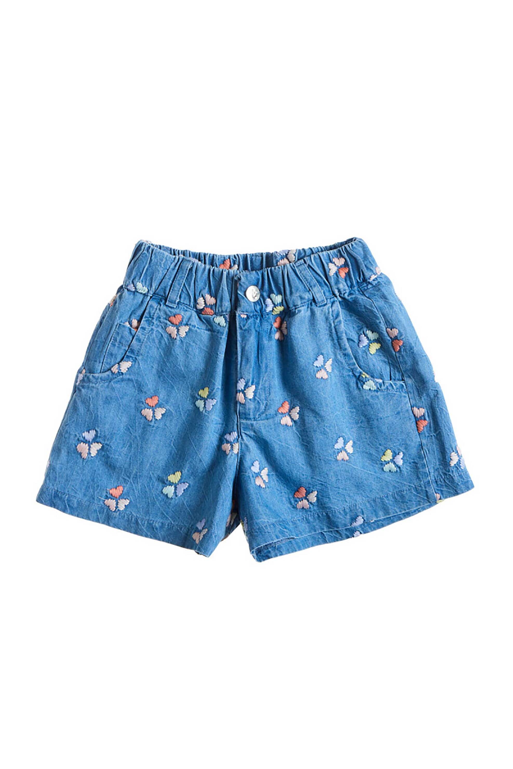 Alouette παιδικό denim σορτς (12 μηνών-5 ετών) - 00212455 Μπλε Σκούρο