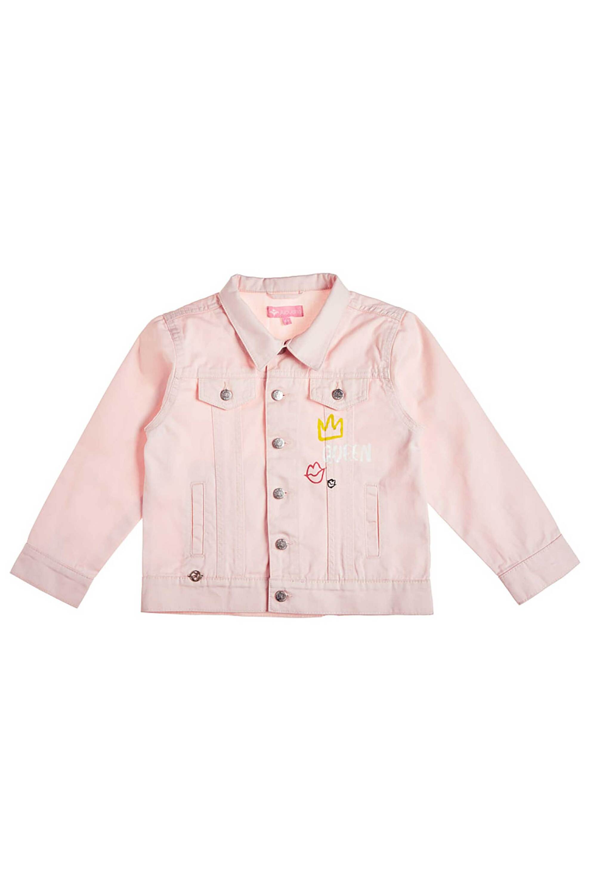 Alouette παιδικό denim μπουφάν με τυπώματα (6-14 ετών) - 00961706 Ροζ