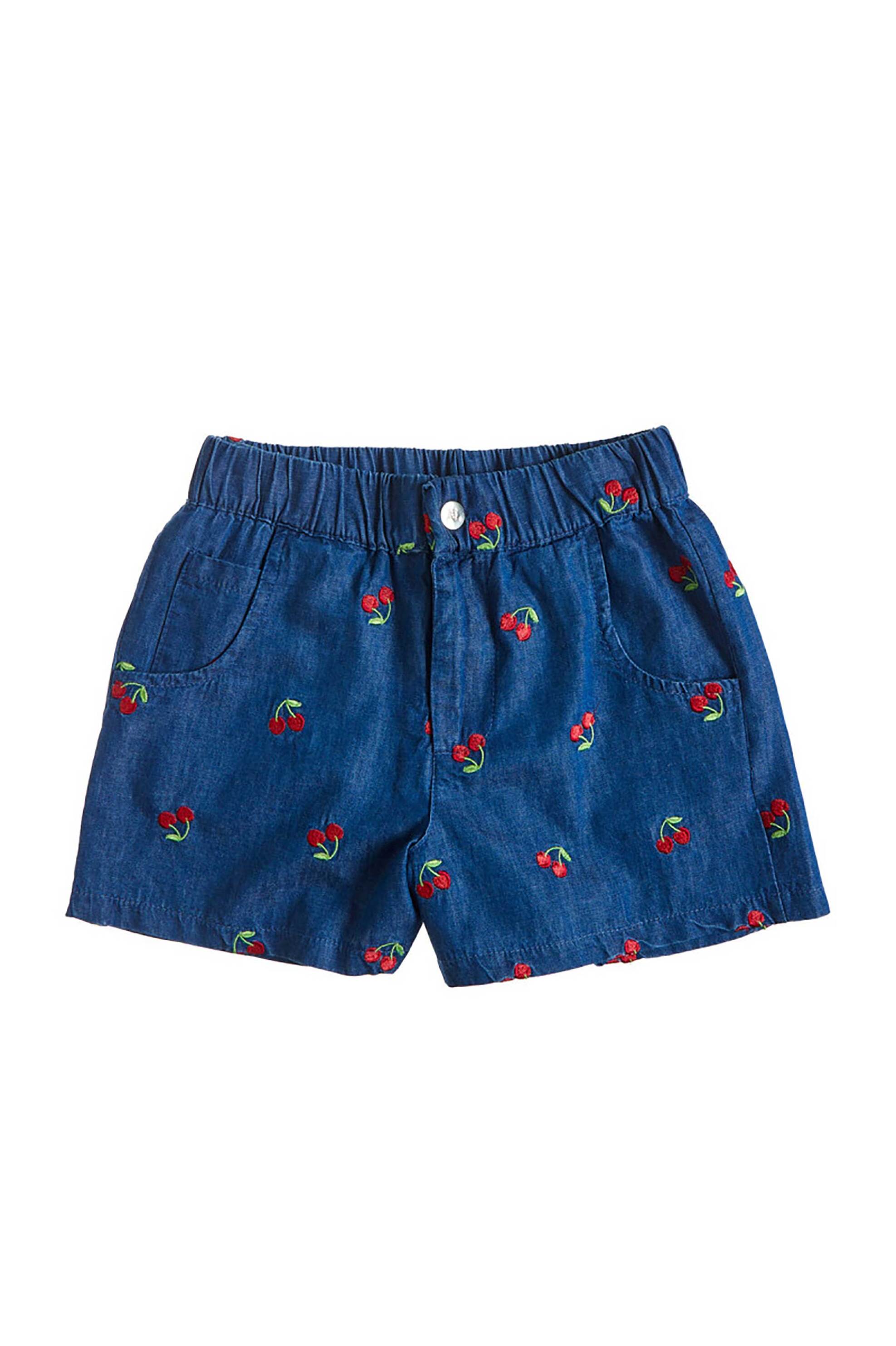 Alouette παιδικό denim σορτς με τυπώματα (6-16 ετών) - 00913659 Μπλε Σκούρο
